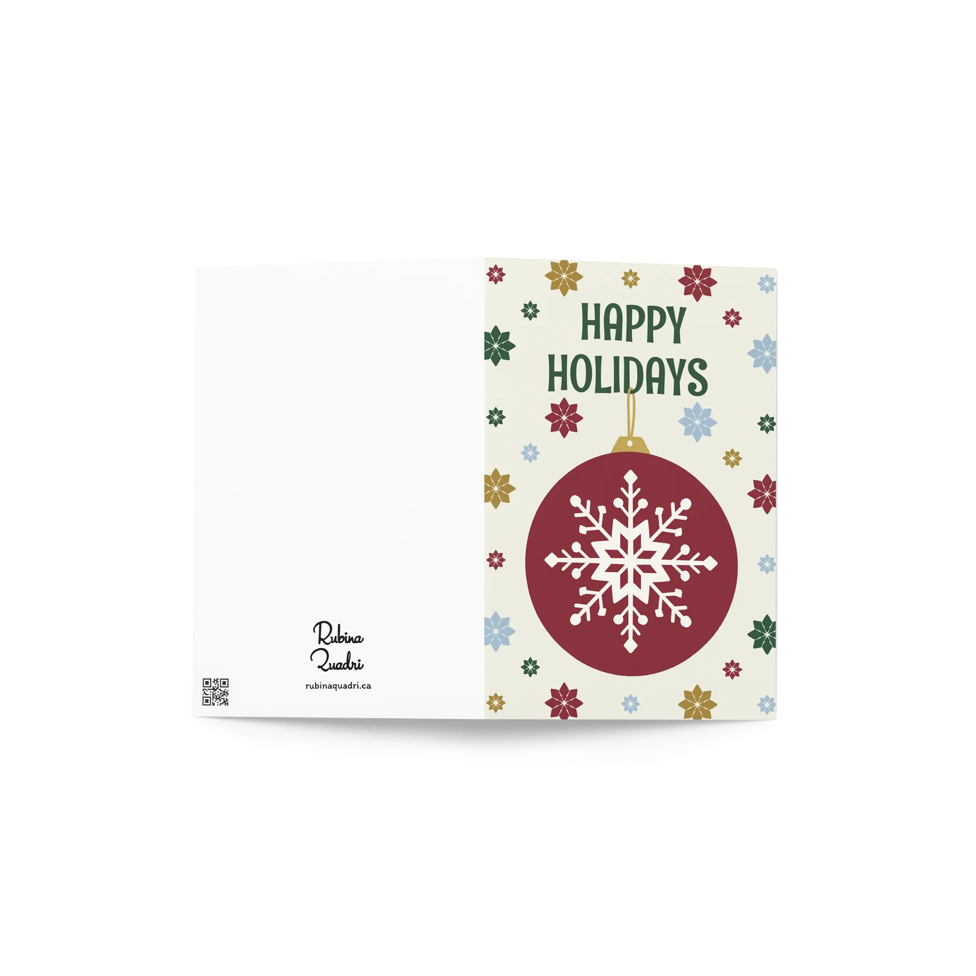 Happy Holidays Snowflake Ornament product image (4)