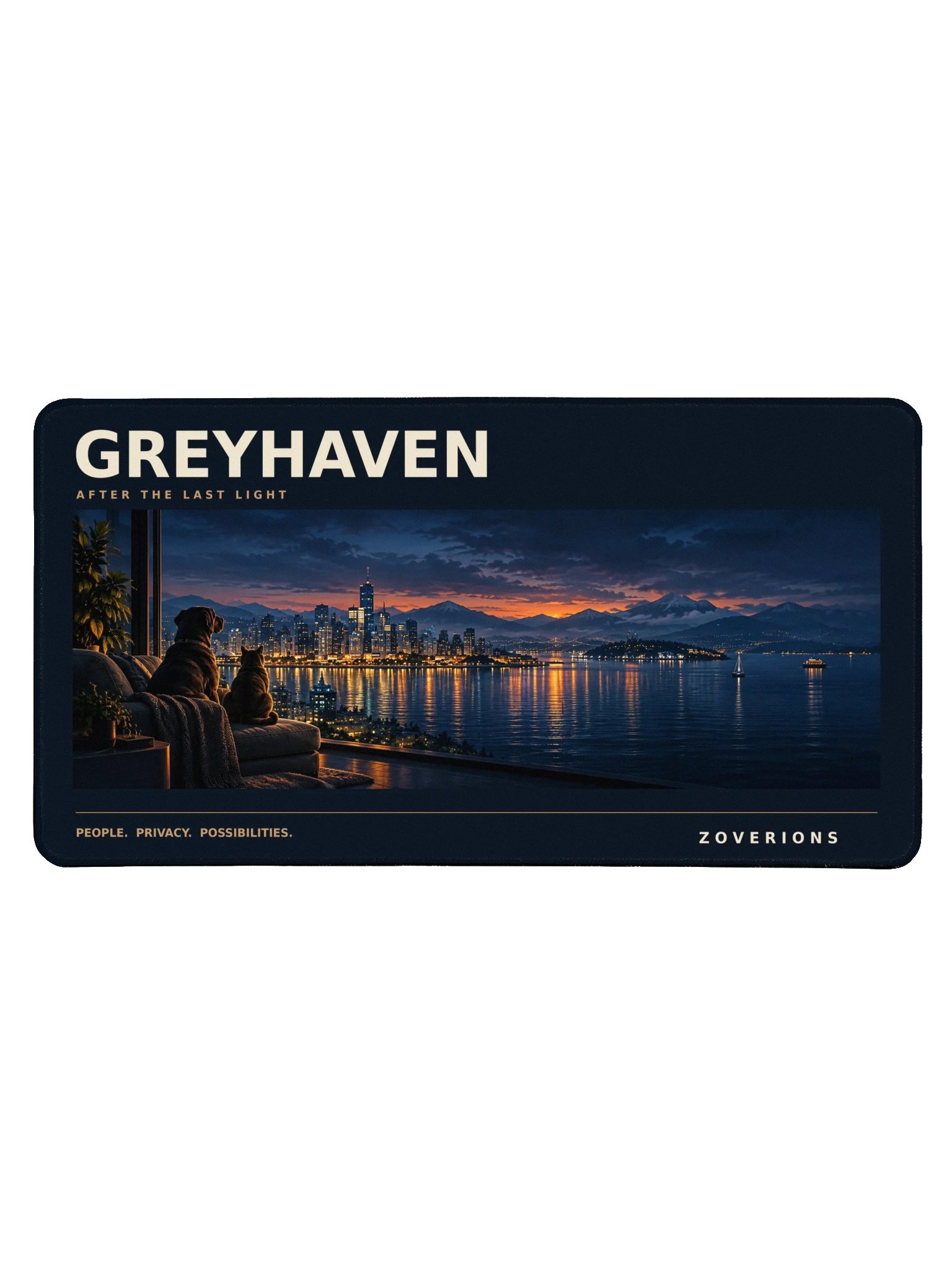 Greyhaven After the Last Light XL Desk Mat product image (1)