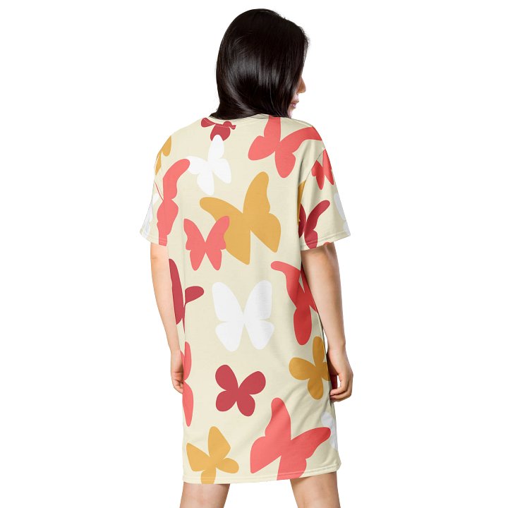 Butterfly Bliss All-Over T-Shirt Dress product image (2)