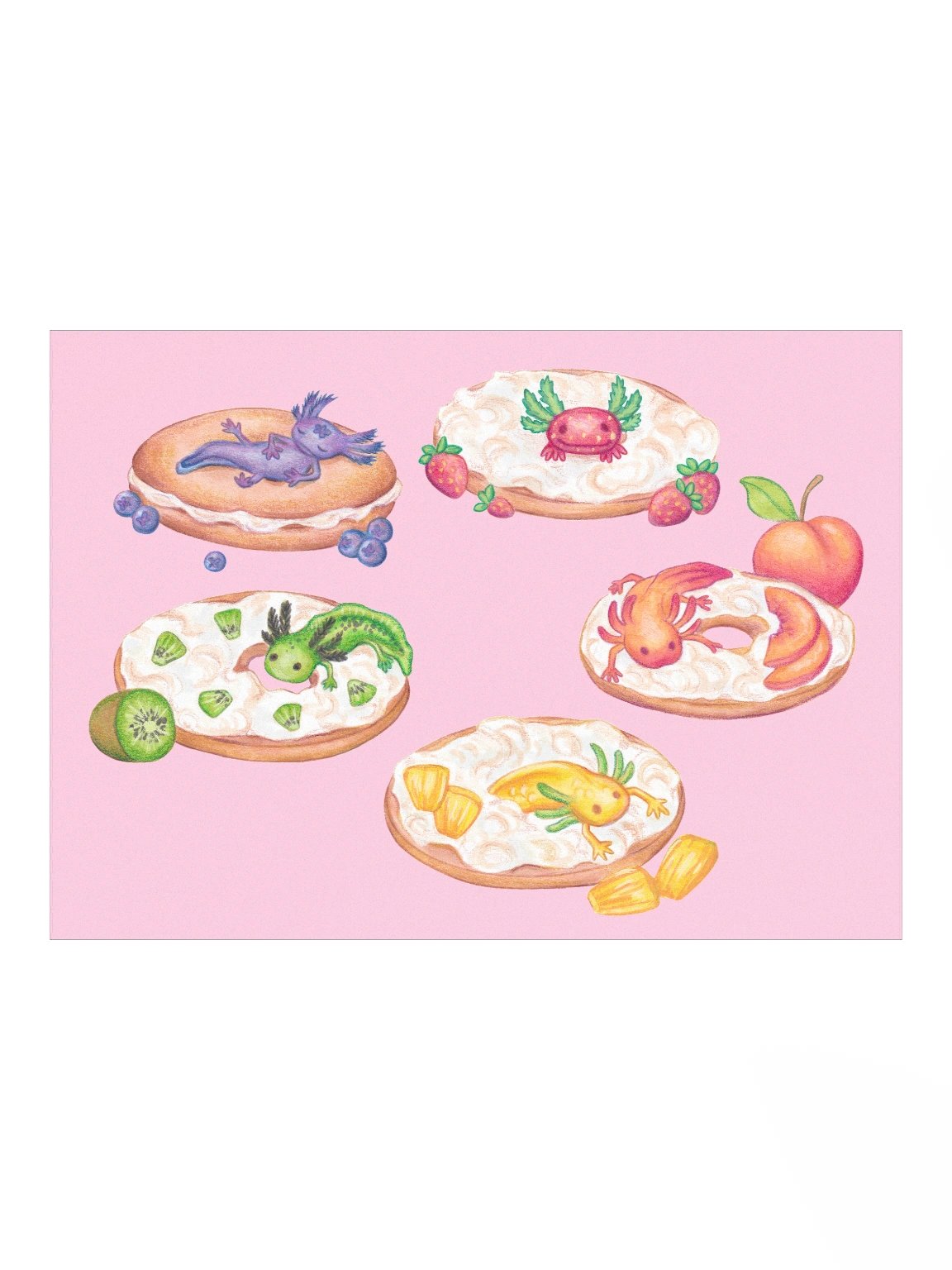 Fruit Bagelotls - Print product image (1)