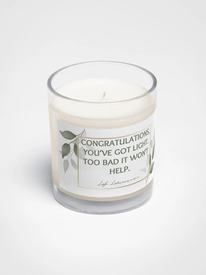 Light at the End of the Tunnel Funny Quote Candles product image (2)