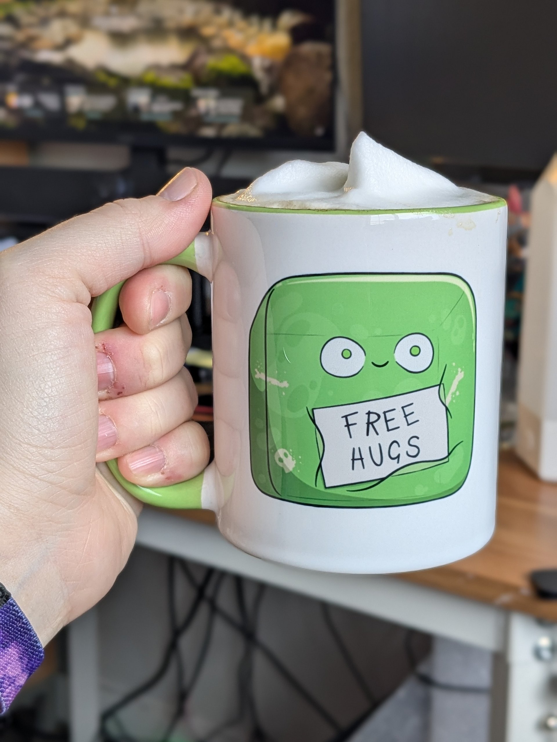 Free Hugs Gelly Cube | Mug product image (2)