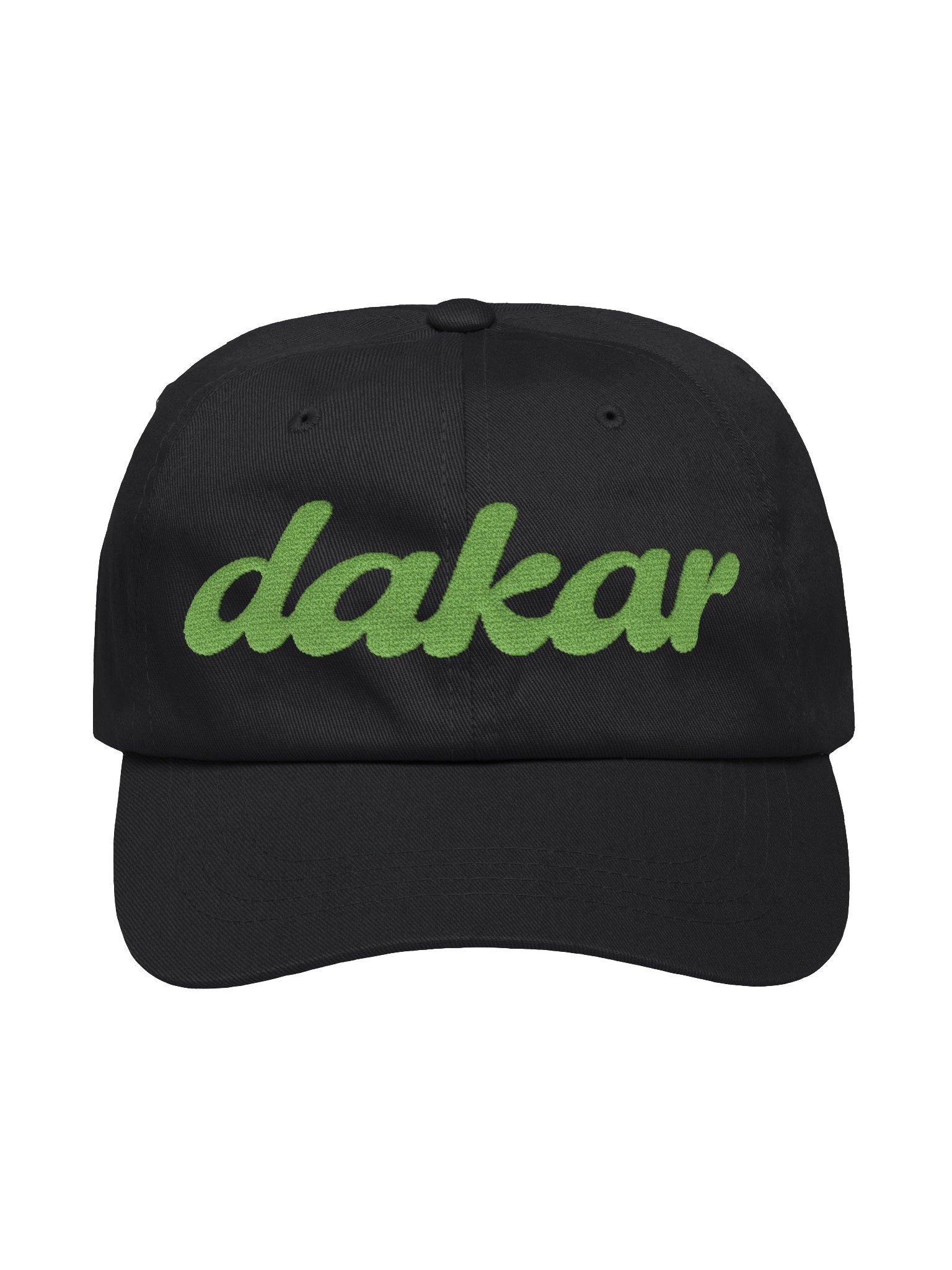 Dakar Green Script Dad Hat product image (1)