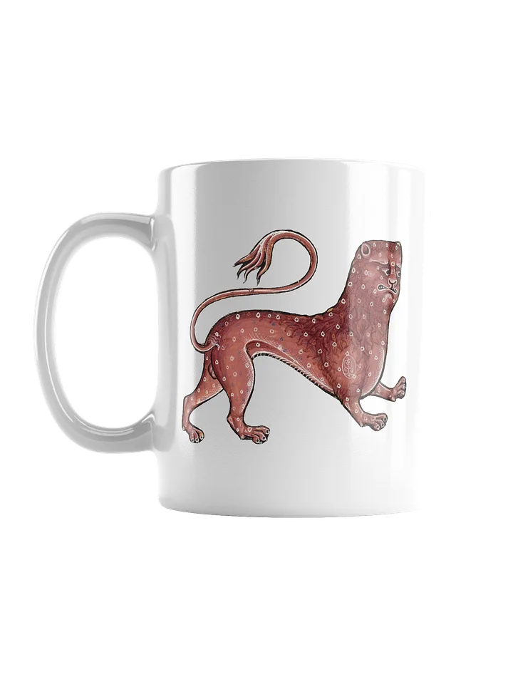 The Leopard Wild Custard - White Mug product image (1)