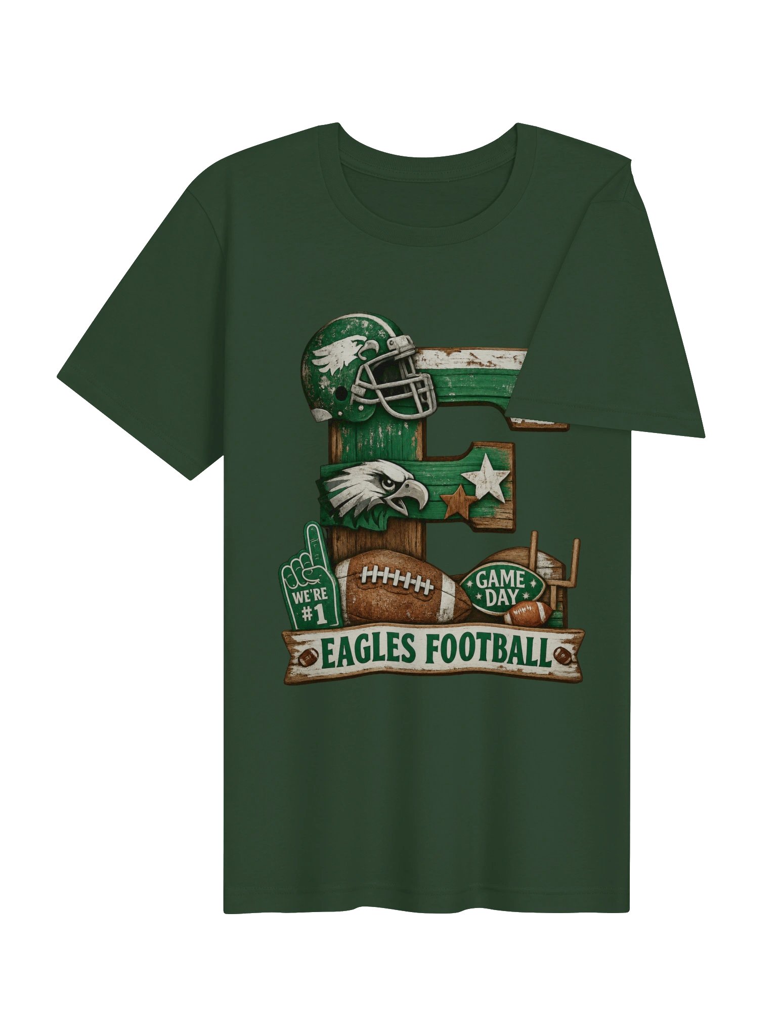 Eagles Football Tshirt product image (16)