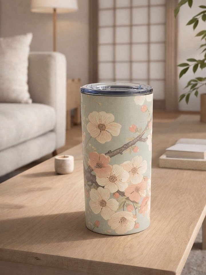 Soft Blossom Branch Signature Stainless Steel Tumbler product image (1)