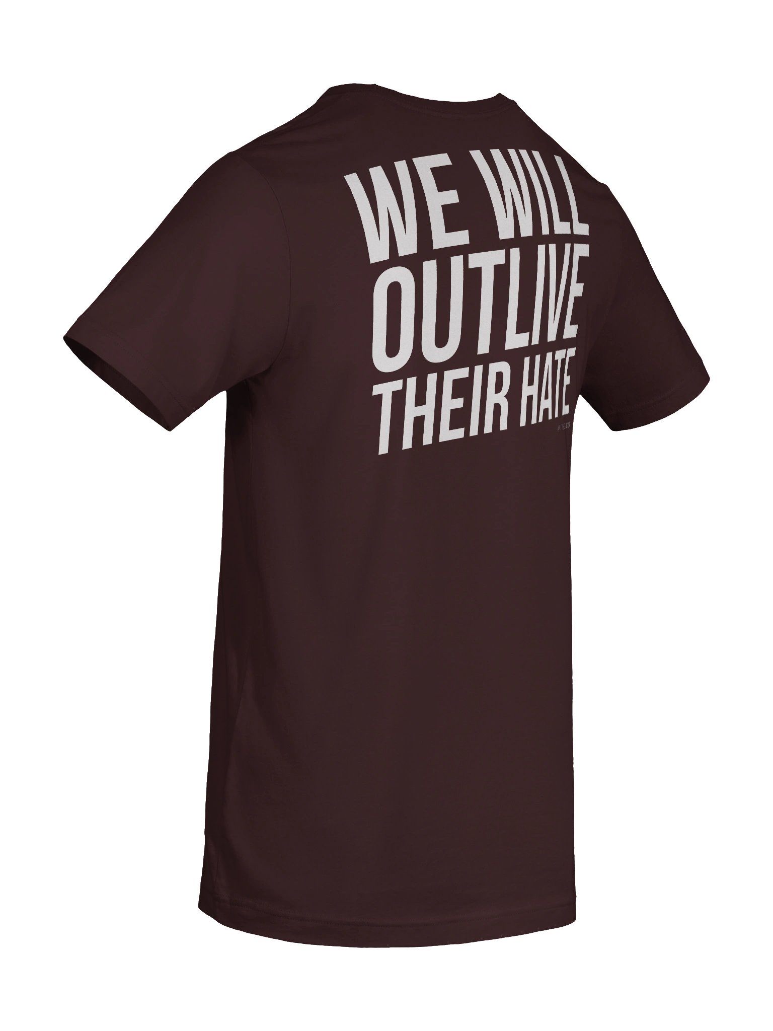 FUTILE DEVICE: WE WILL OUTLIVE THEIR HATE (FRONT AND BACK TEE) product image (84)