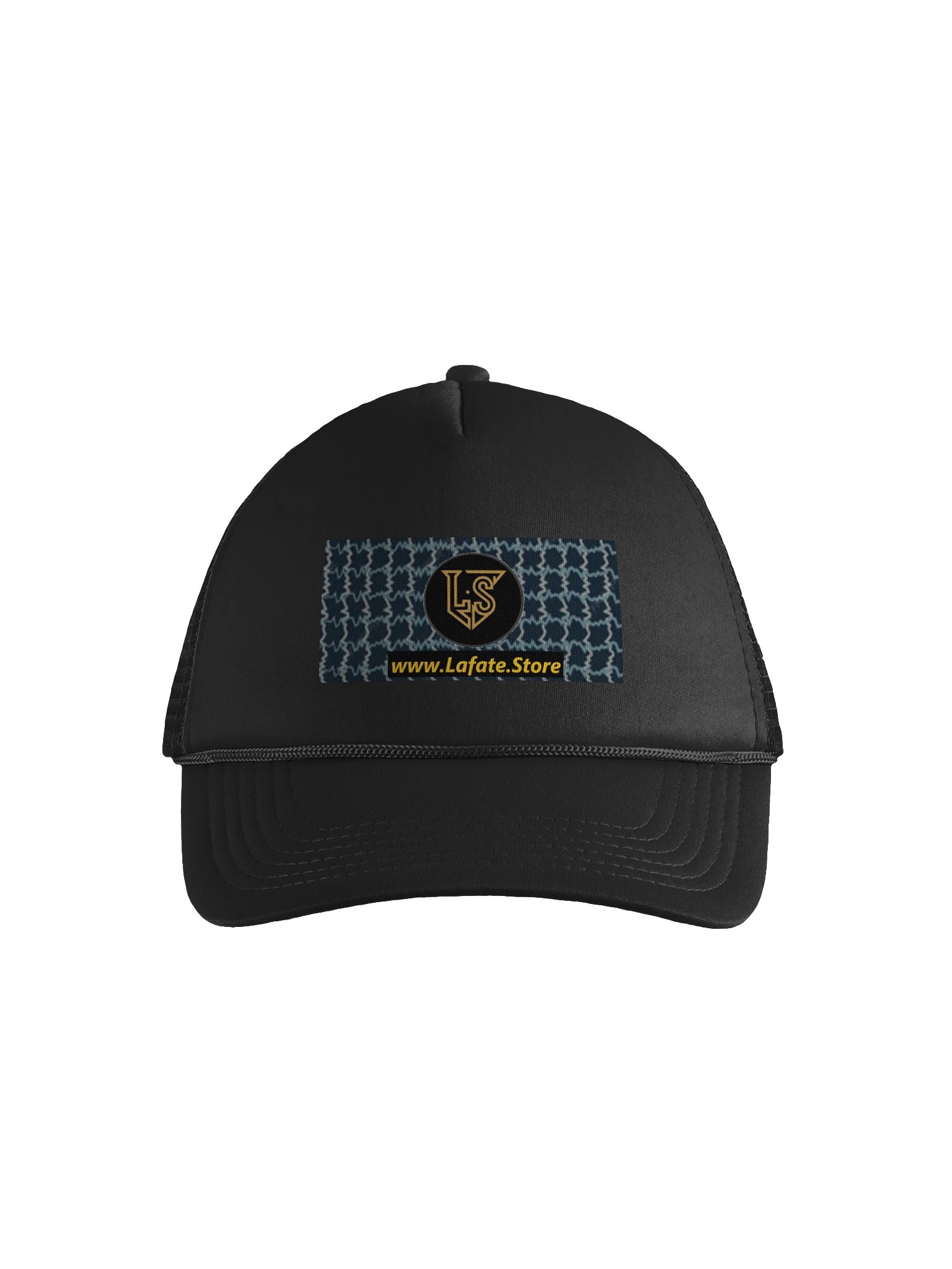 Lafate.Store Designer Trucker hat - (blue pattern) product image (1)