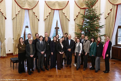 In the Embassy of Germany in the Czech Republic with @aspen_germany