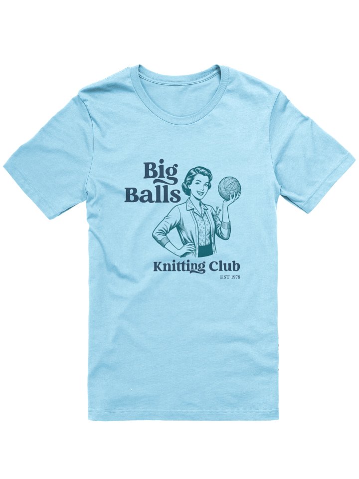 Big Balls Knitting Club Retro T‑Shirt product image (3)