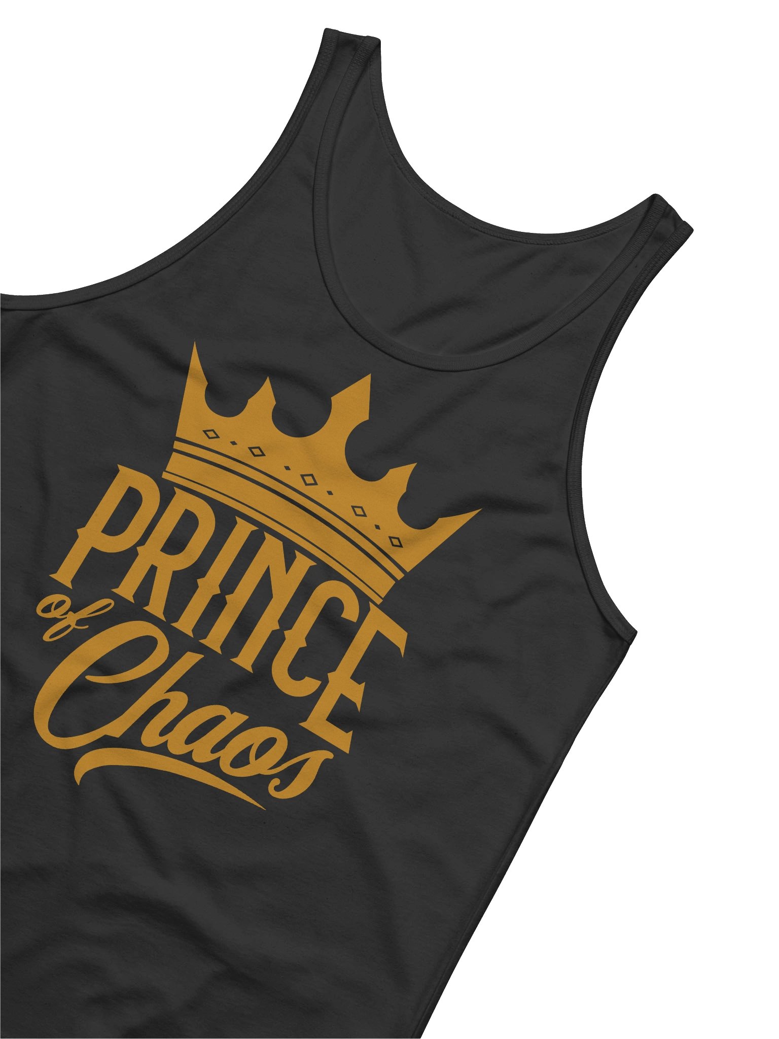 Prince of Chaos Tank (Orange Text) product image (4)