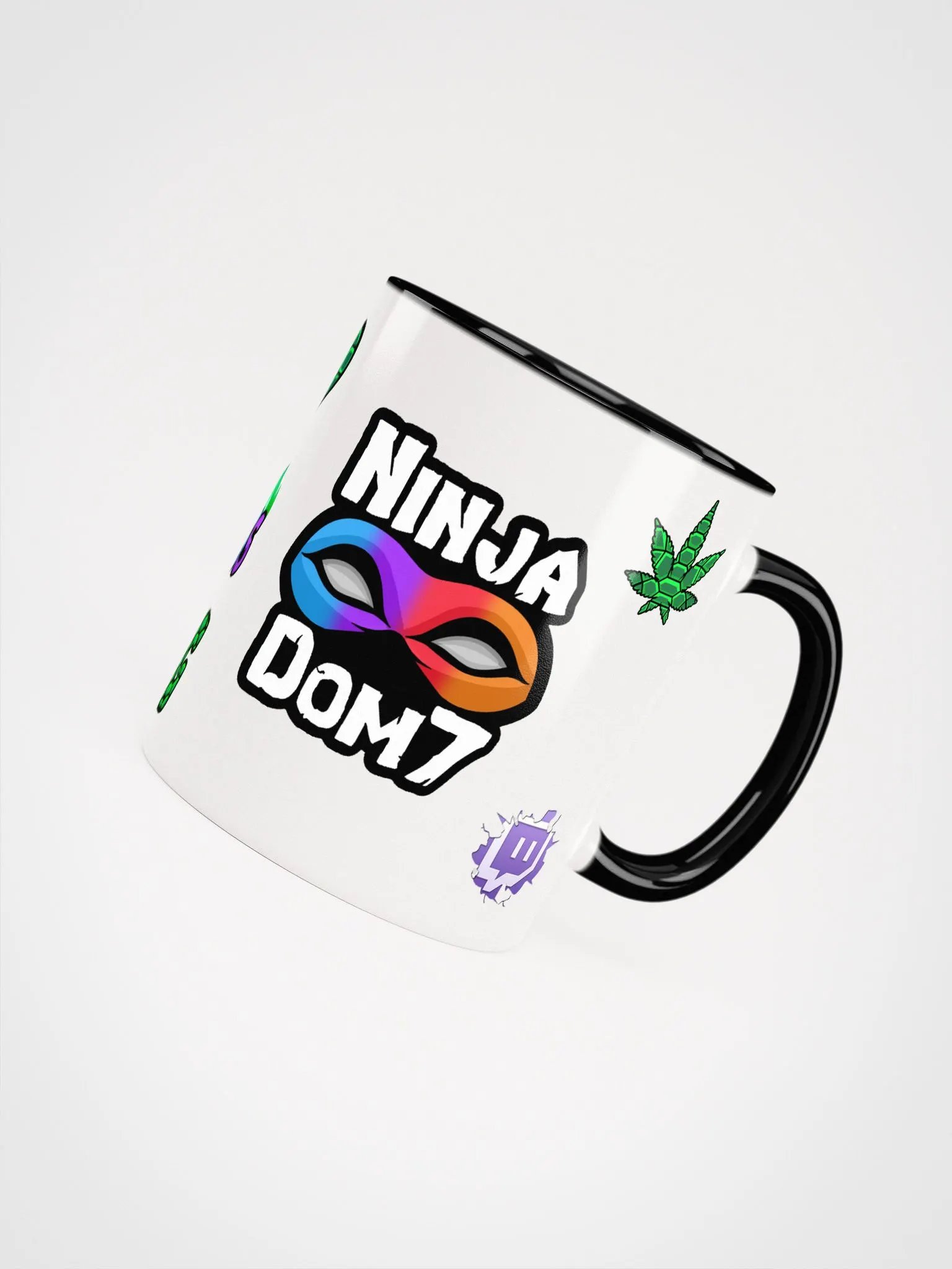 Ninja Ceramic Mug with Color Inside product image (5)