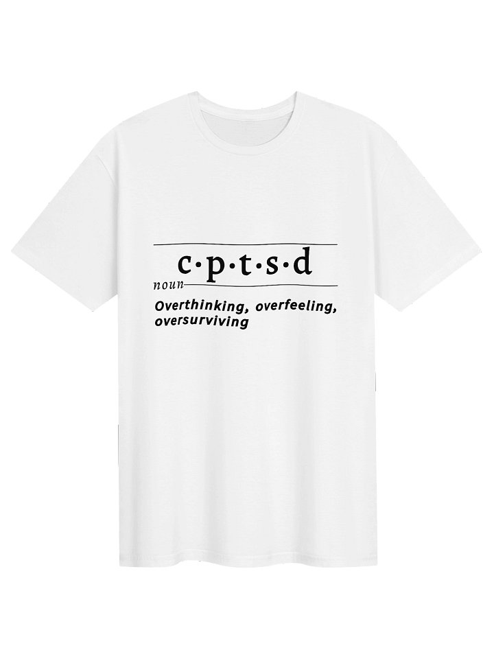 CPTSD Definition Unisex Tee blk v2 product image (1)