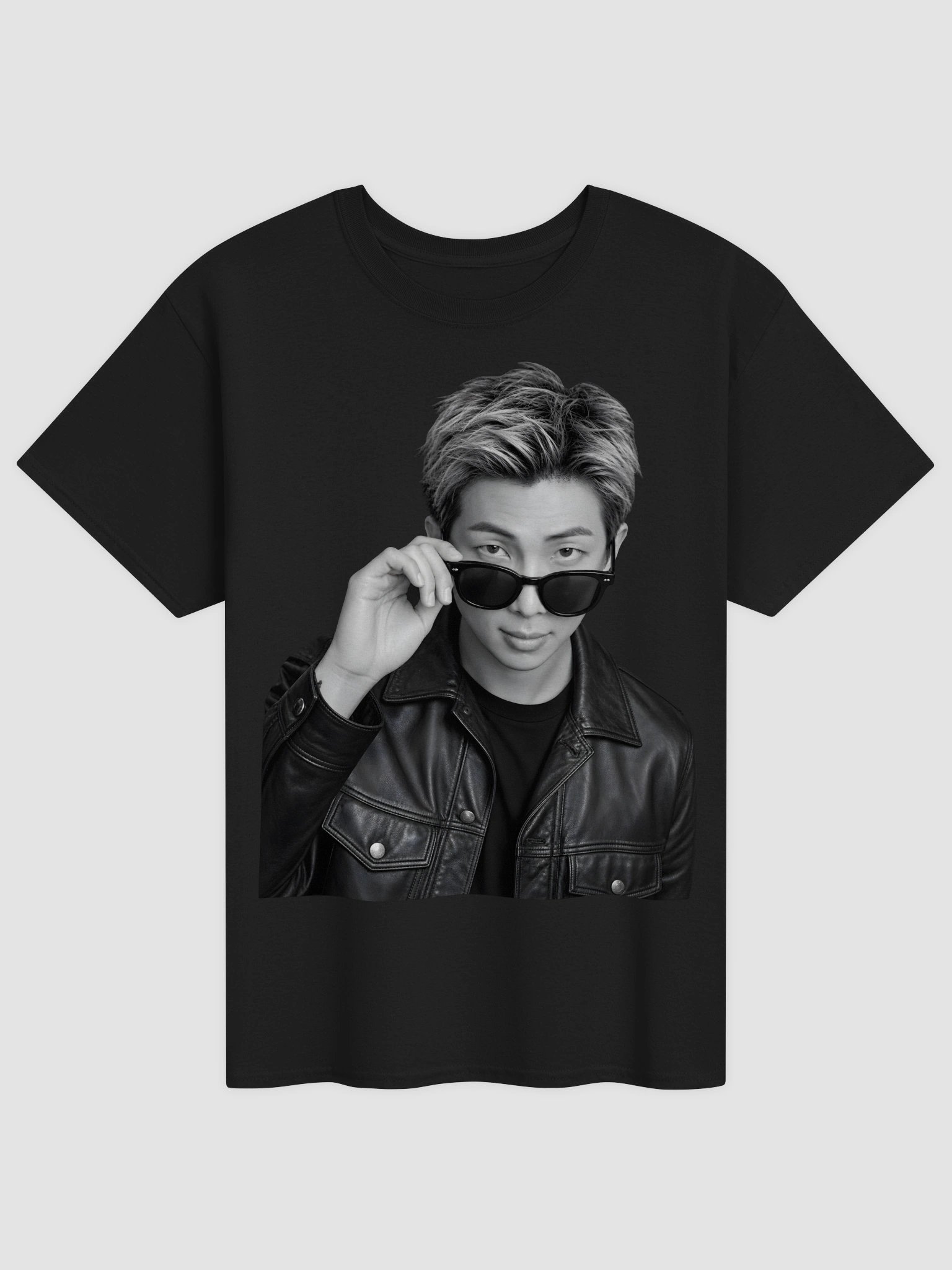 Vintage RM BTS Shirt Kim Namjoon Graphic Tee Kpop Leader Merch product image (3)