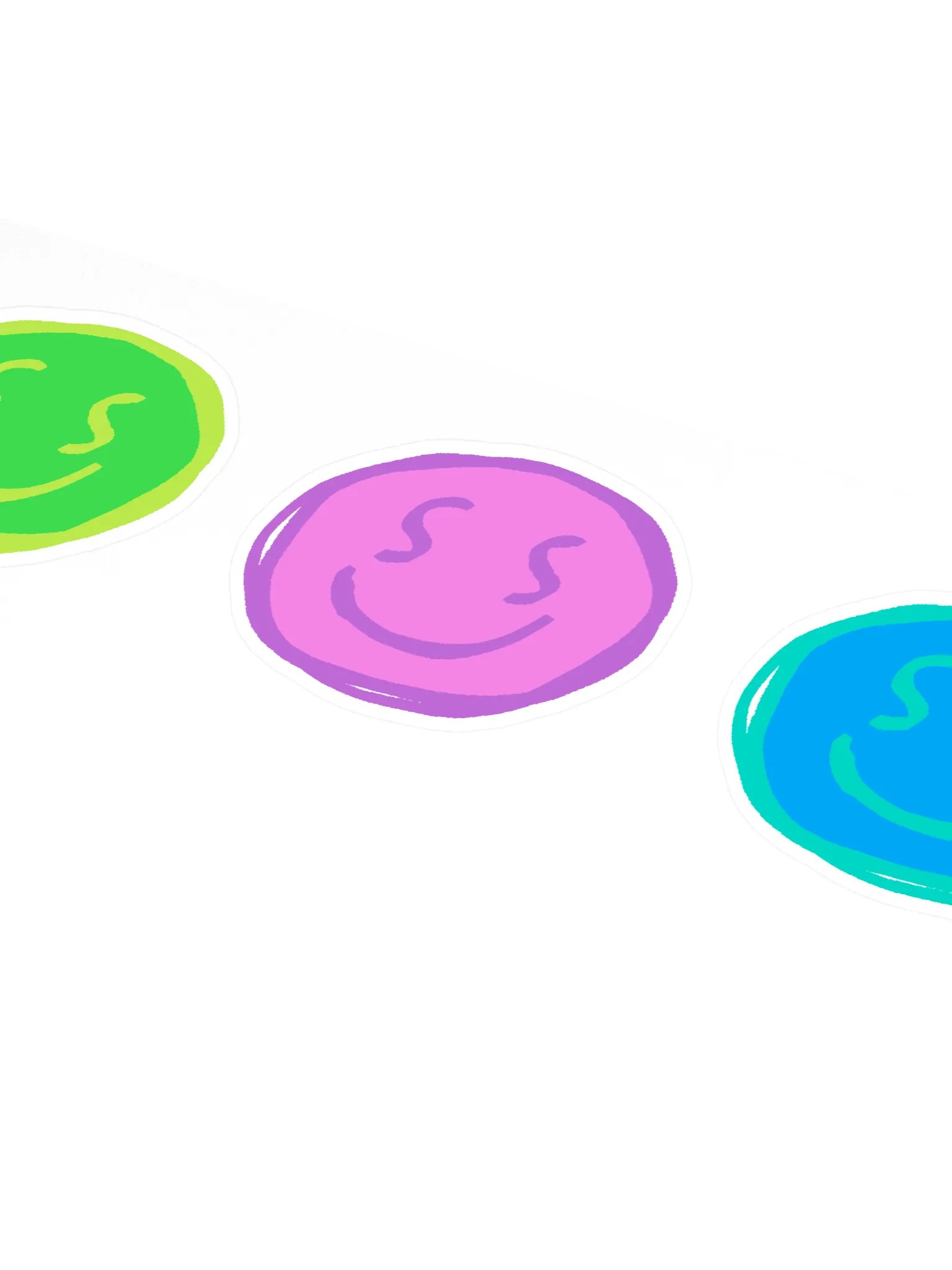 Silly Smile Rainbow Sticker Pack product image (4)