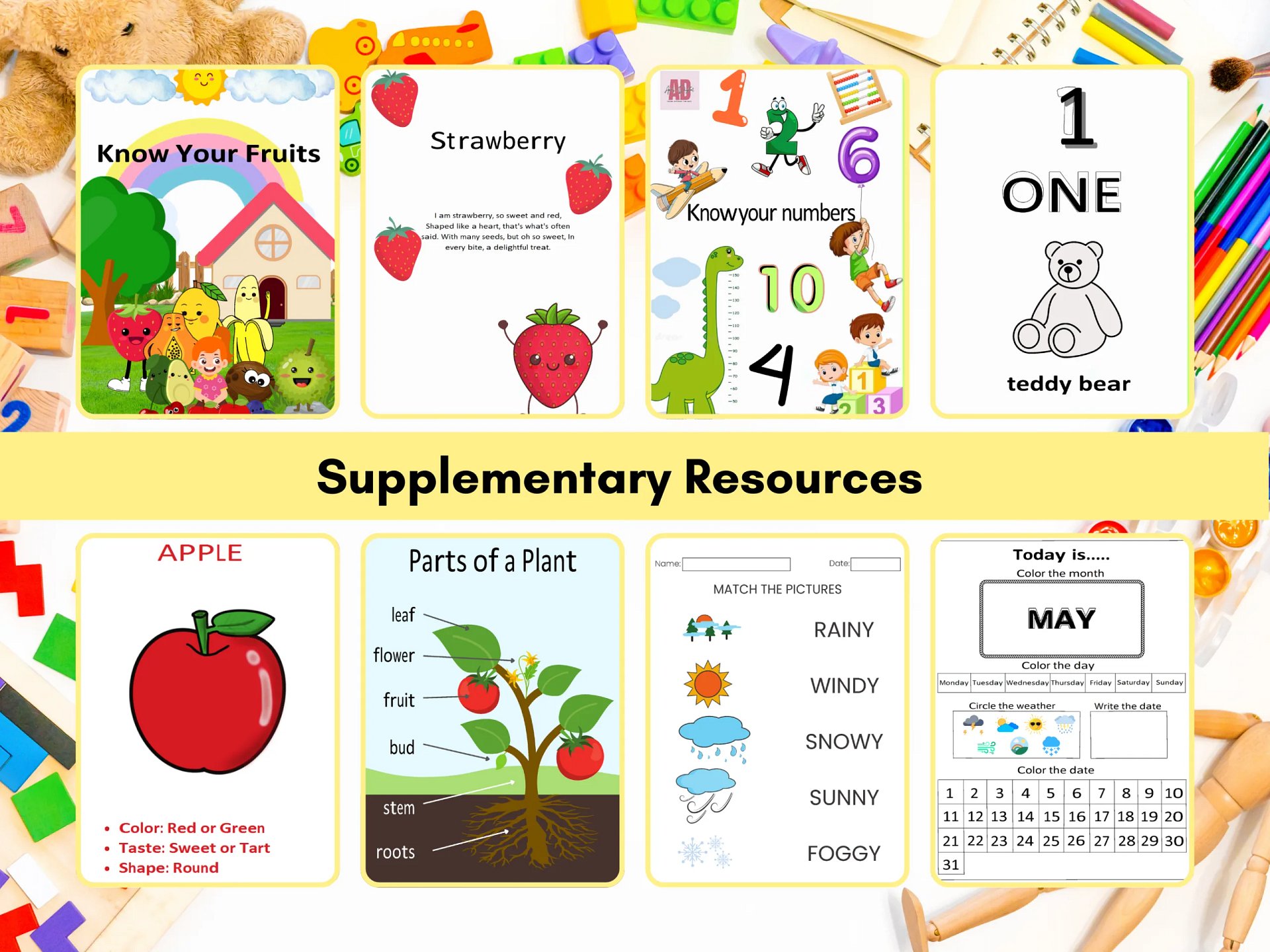 70,000+ Preschool & Kindergarten Printable Worksheets product image (8)