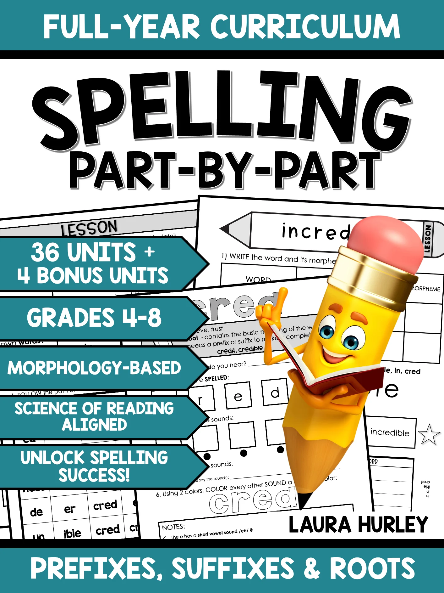 Spelling Part-by-Part: Full-Year Curriculum, Grades 4-8 product image (1)
