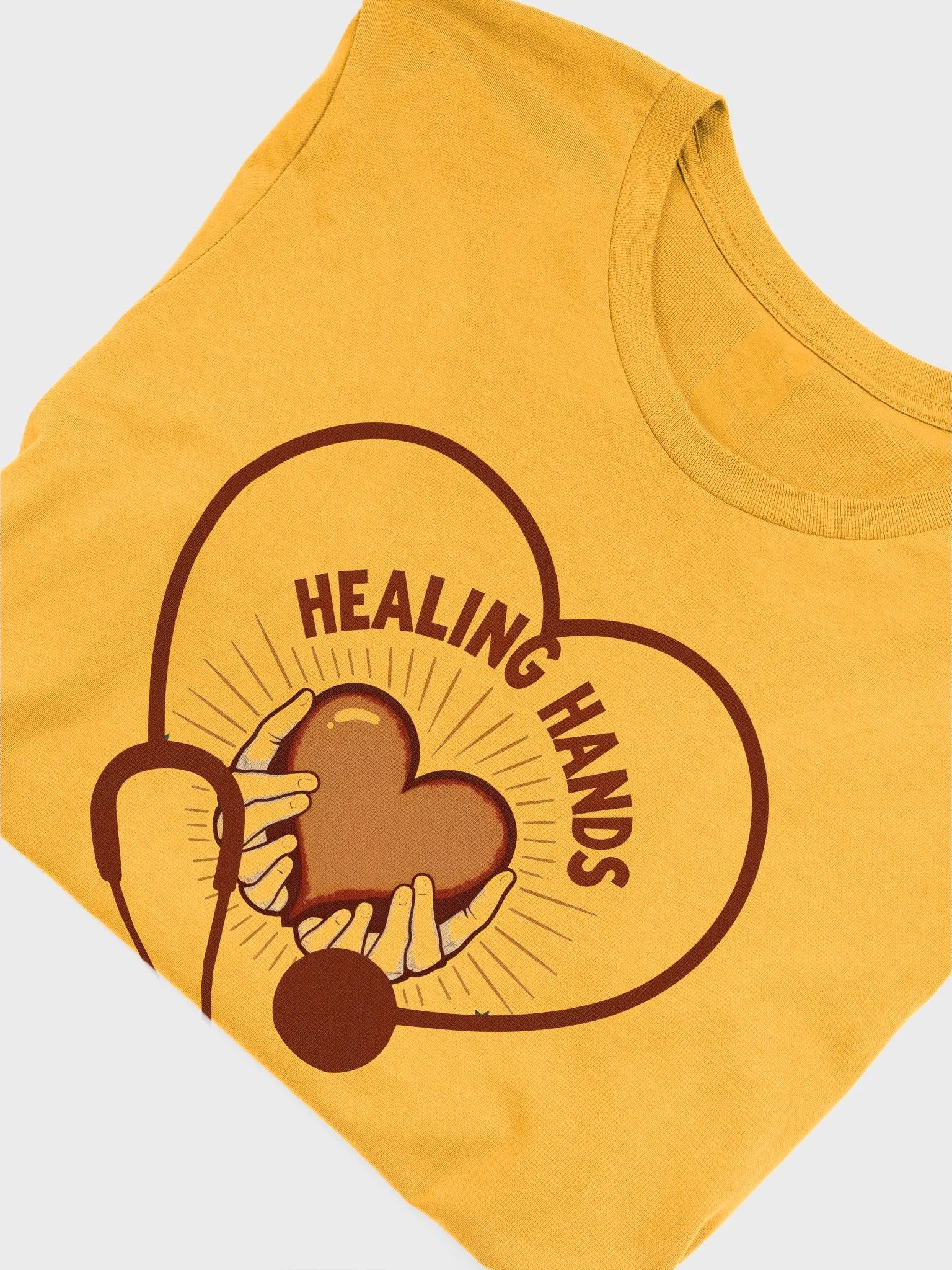 Healing Hands Nurse's Heart T-Shirt product image (46)