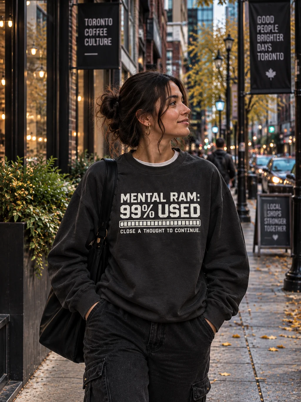 ADHD Neurodivergent Sweatshirt | Mental RAM 99% Used | Cotton Heritage Sweatshirt product image (21)