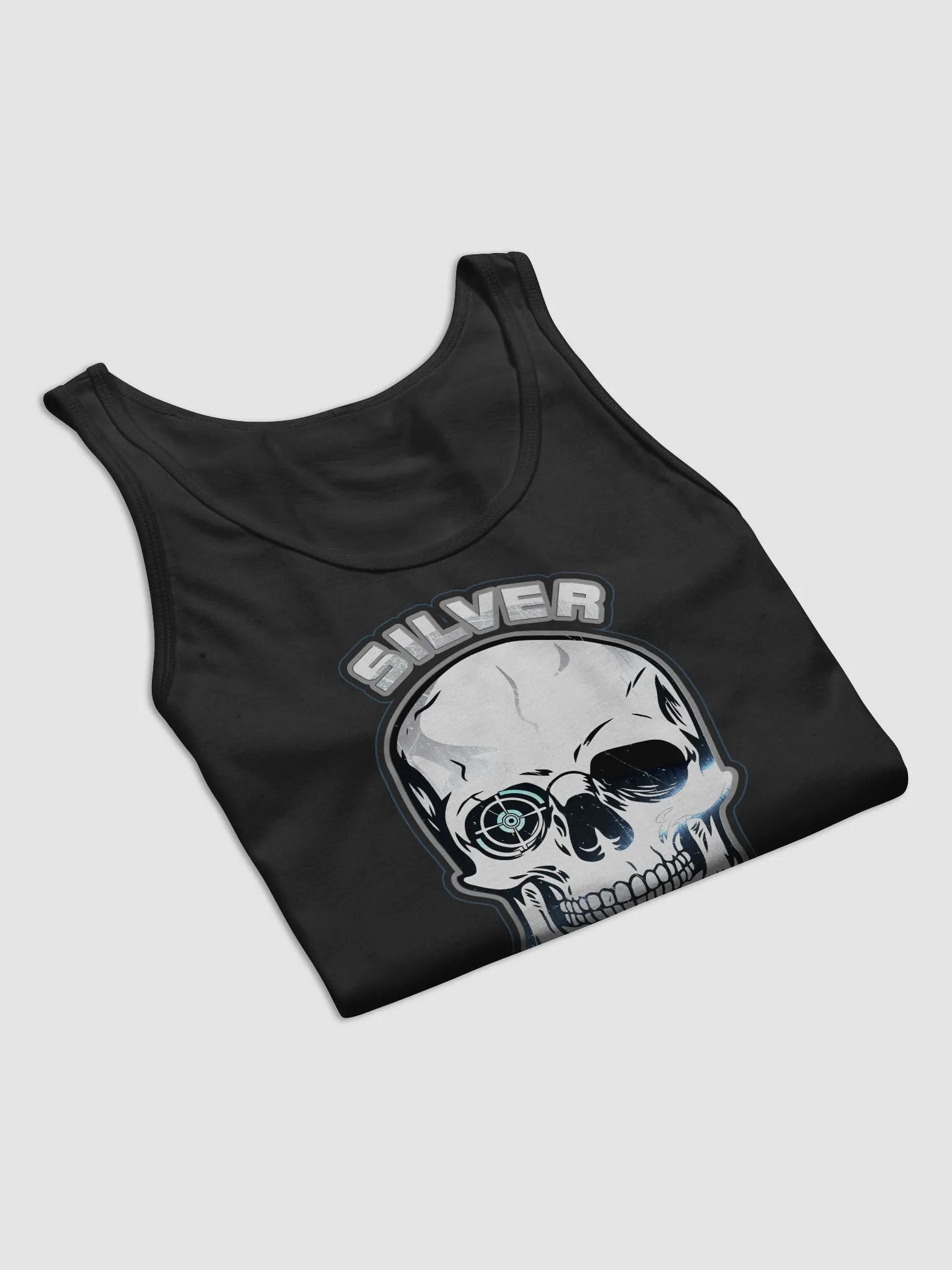 SILVER SNIPER Logo Tank- Black product image (5)