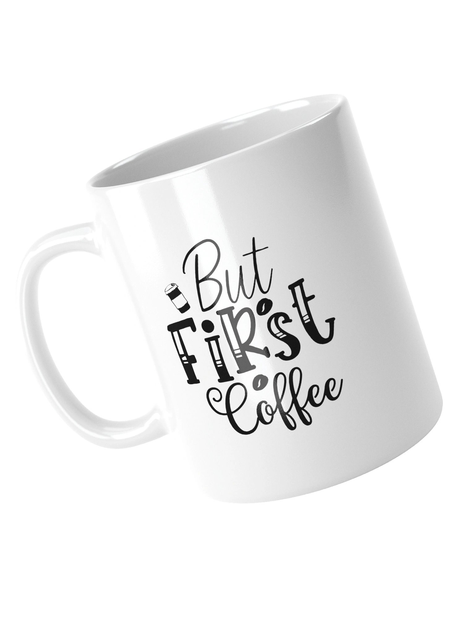 But First Coffee Funny Mug - Cute Morning Coffee Lover Ceramic Cup Gift product image (12)