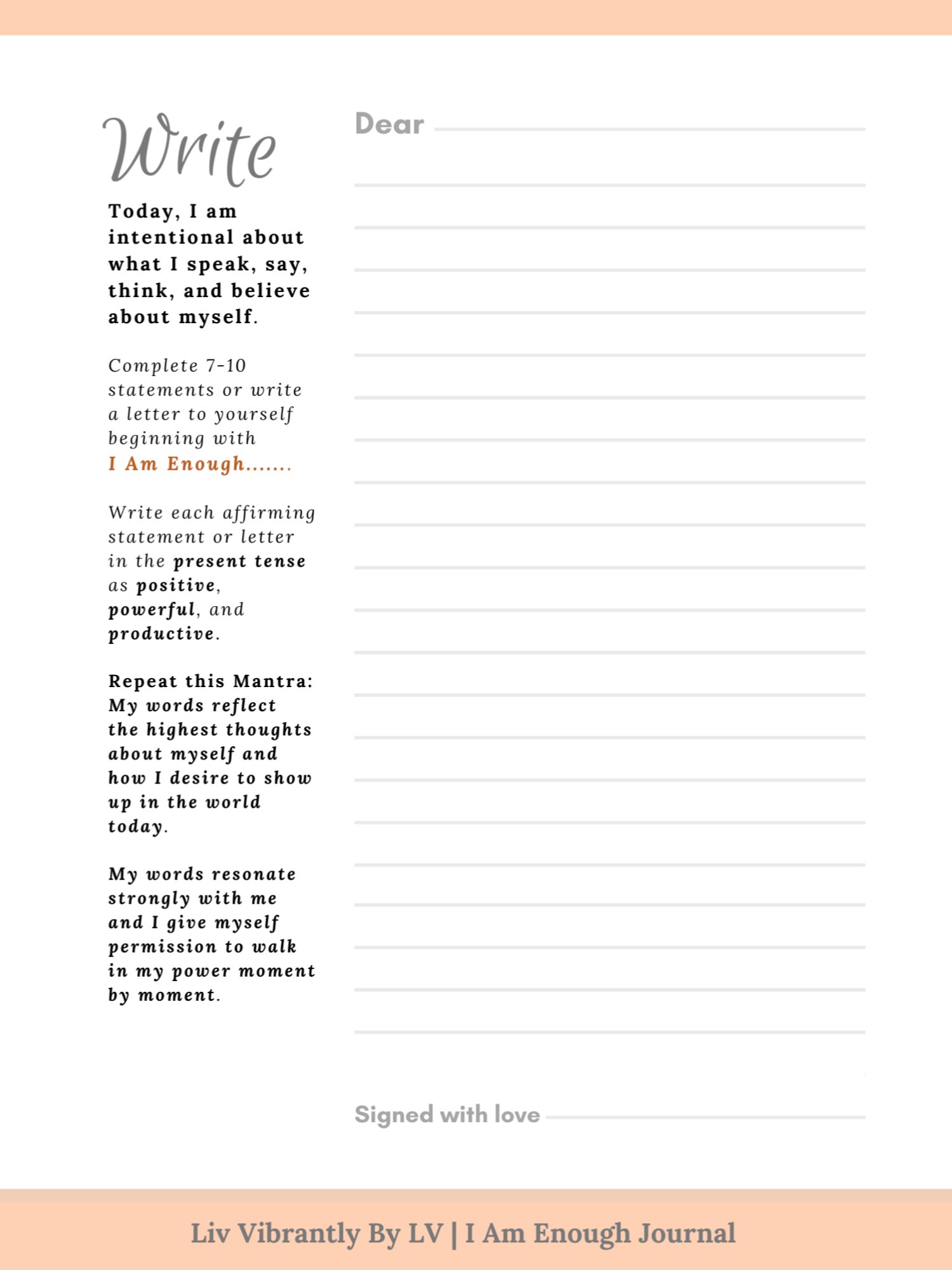 I Am Enough Journaling Set product image (3)