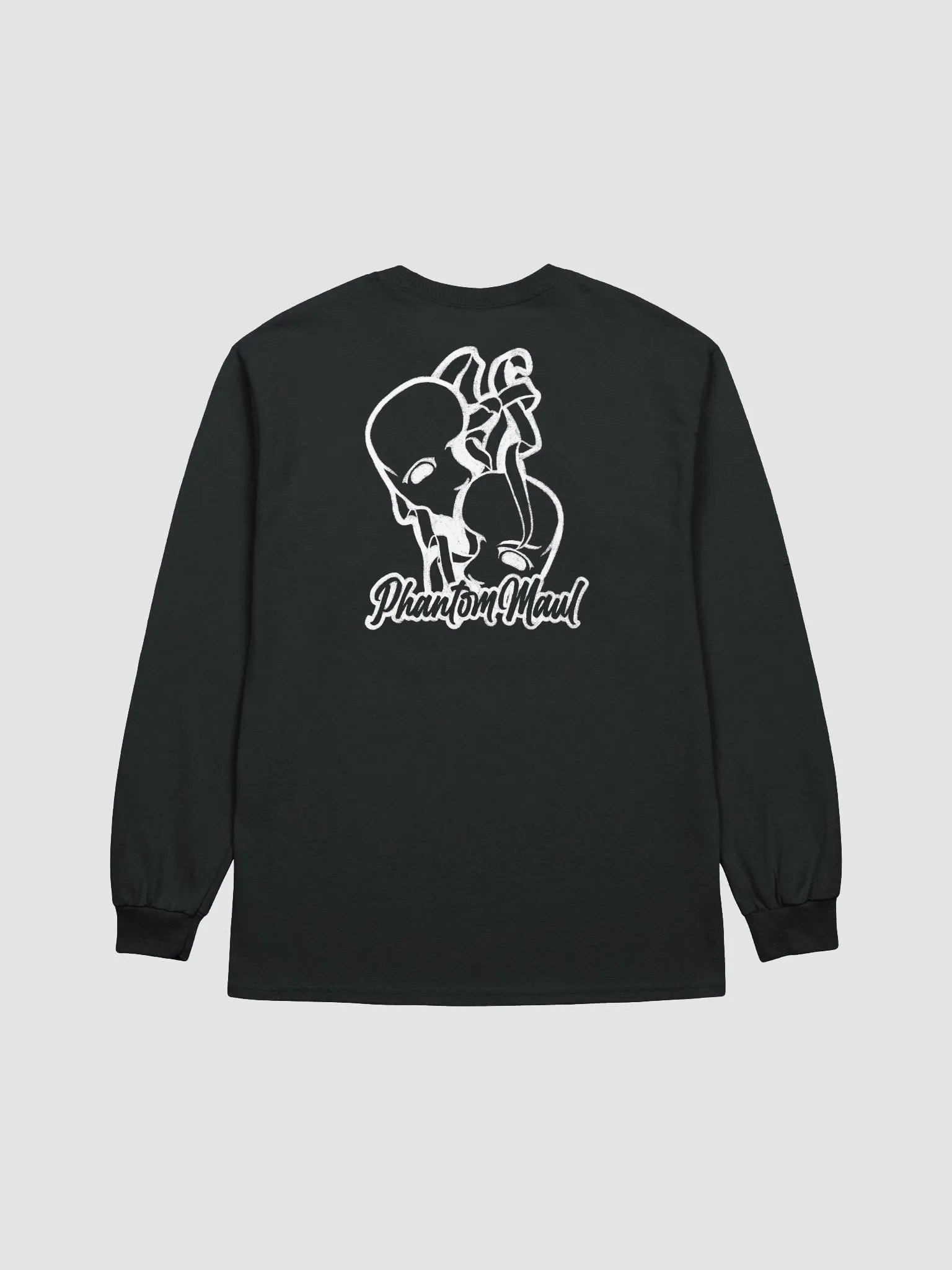 Long Sleeve White 'PhantomMaul' product image (4)