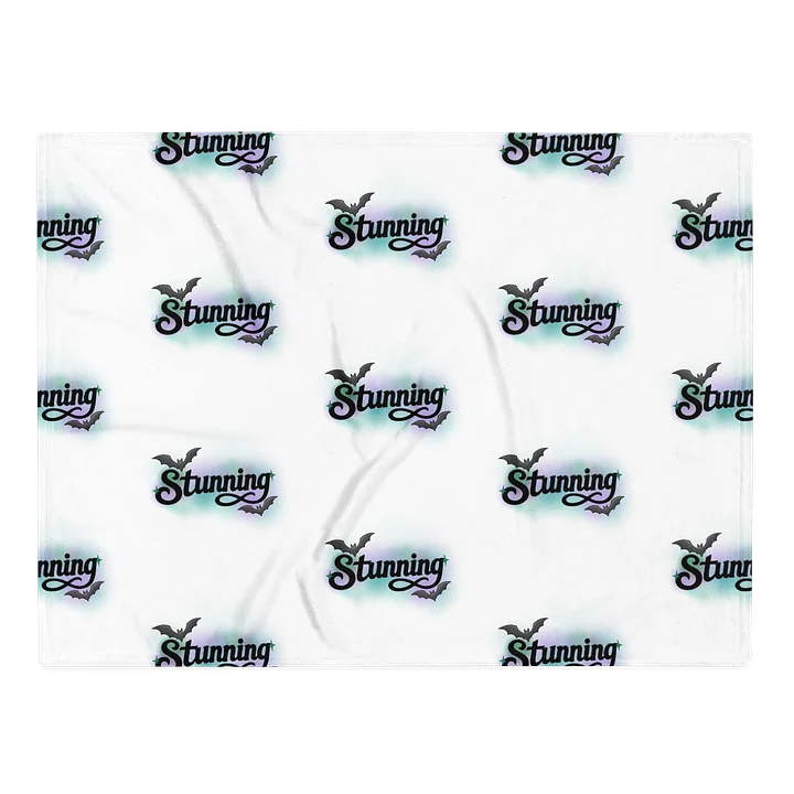 Stunning - Black Throw Blanket product image (1)