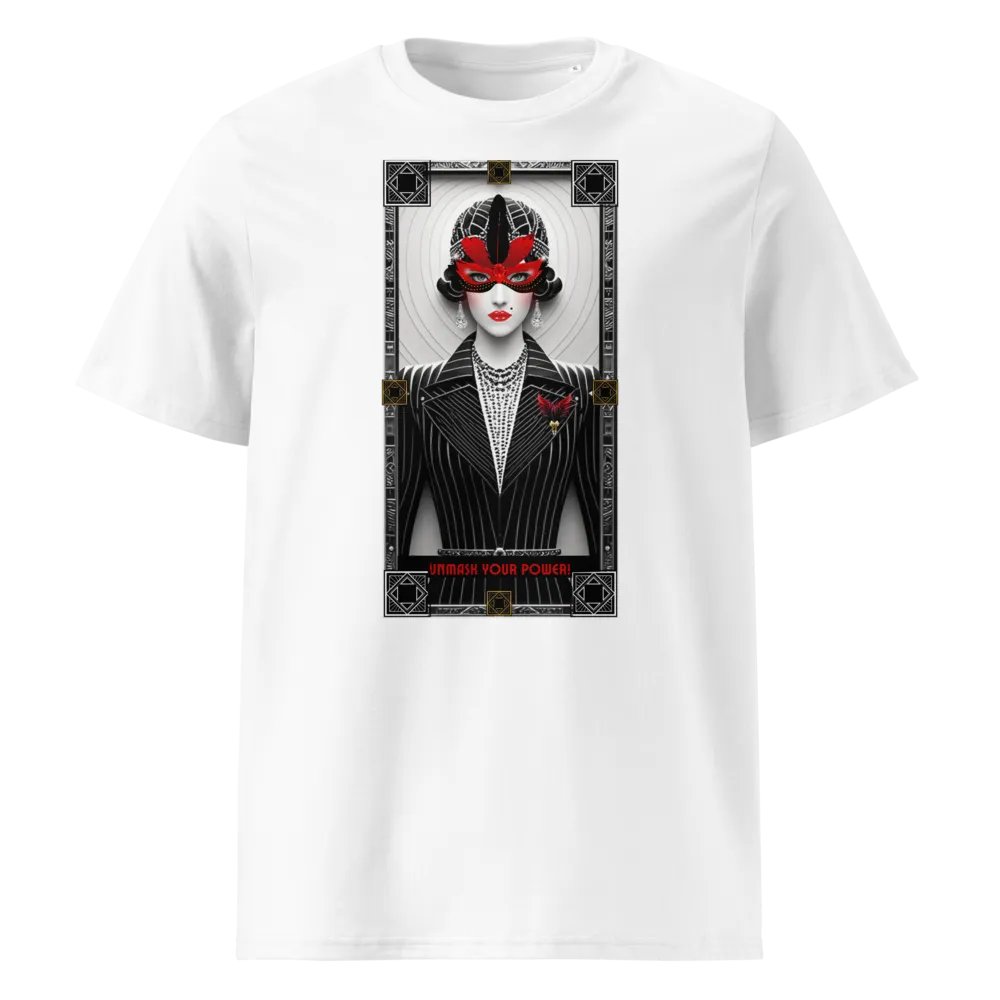 Unmask your Power Unisex Organic Cotton T-Shirt. product image (1)