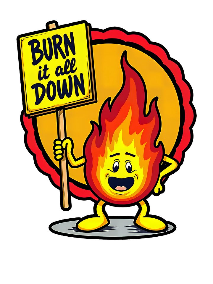 Burn It All Down Shirt product image (1)
