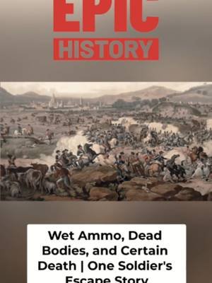Peninsular War survival: How one French soldier escaped certain death 🔥 Wet ammo. Dead bodies. Nowhere to run. But somehow... he survived. What would YOU do in this situation? Comment below 👇 Check out the full Video at Epic History! #PeninsuarWar #EpicHistory #HistoryStories #Survival #History