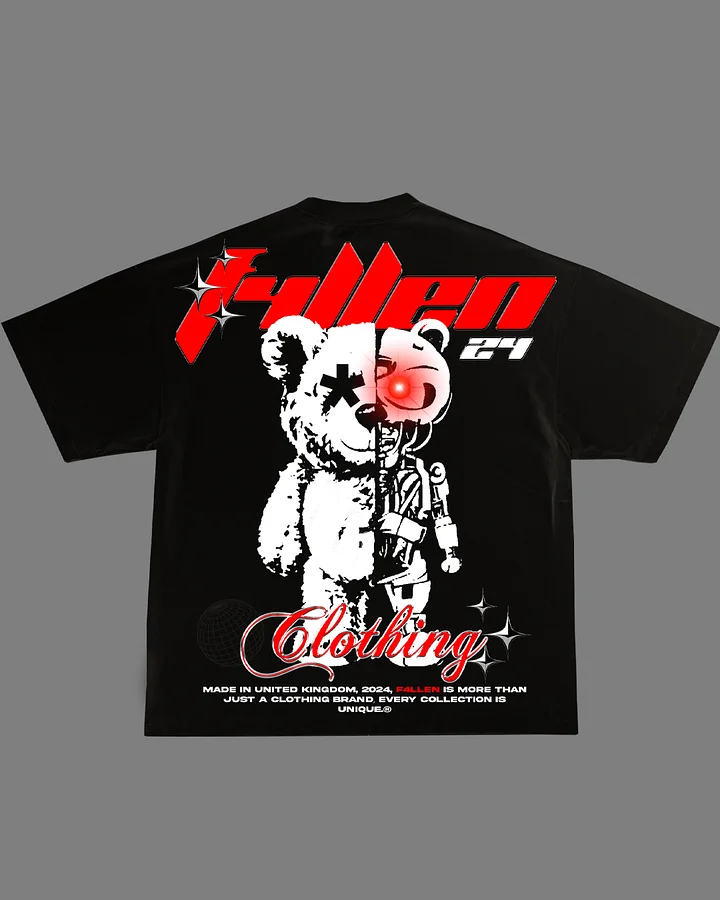 Black F4llen Bear T-Shirt product image (1)