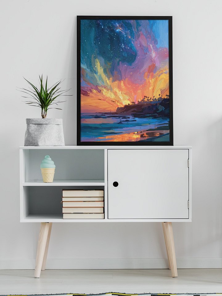 Impressionist Cliffs Poster product image (1)