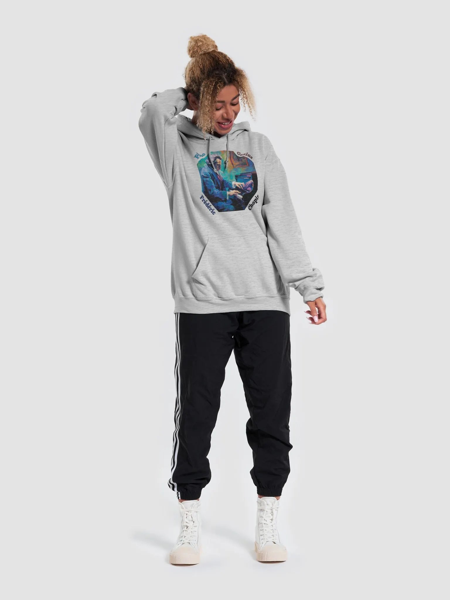 Frédéric Chopin [Playing Piano] - Piano Genius | Hoodie product image (23)