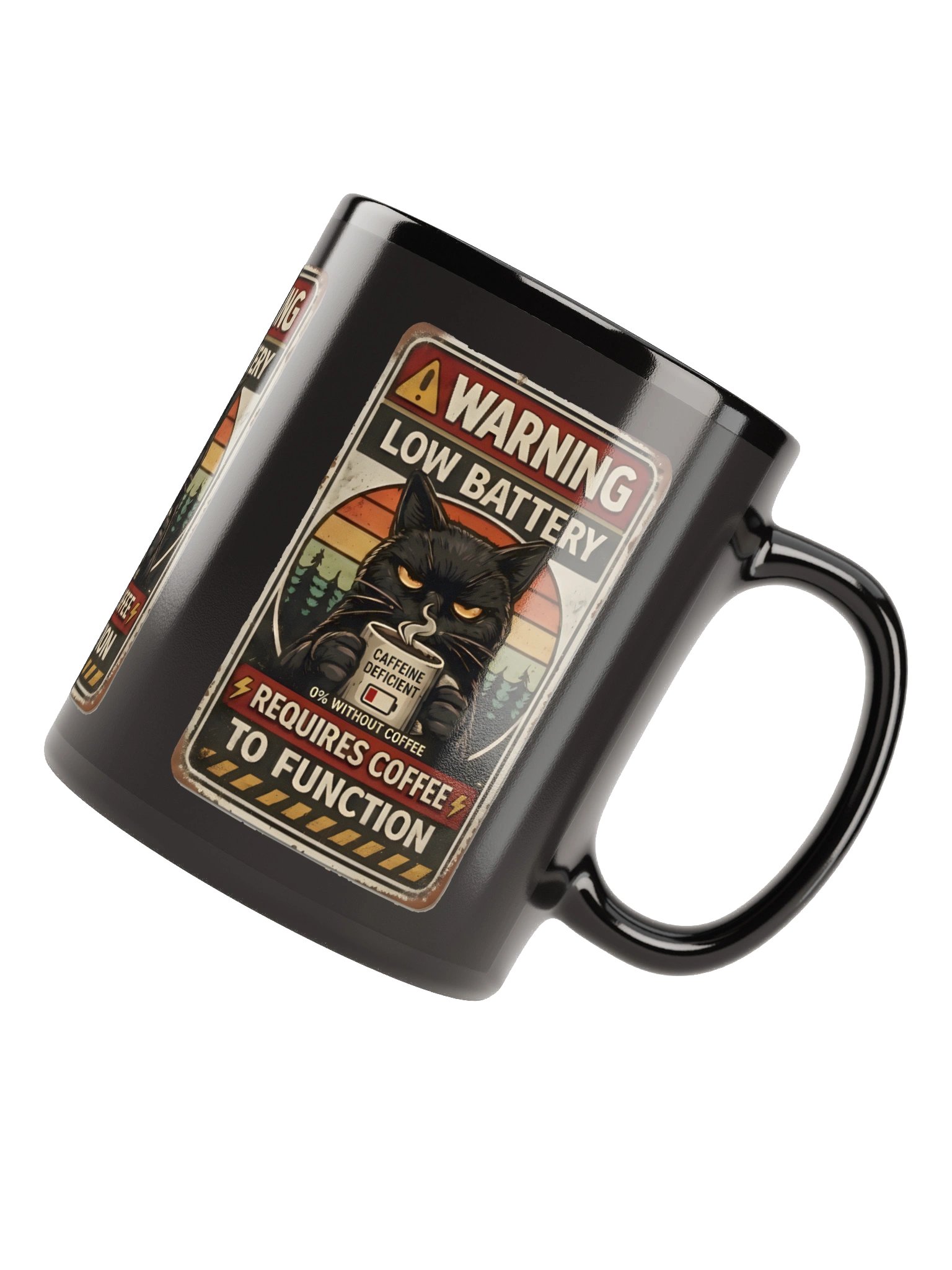 Warning: Low Battery – Requires Coffee Mug product image (6)