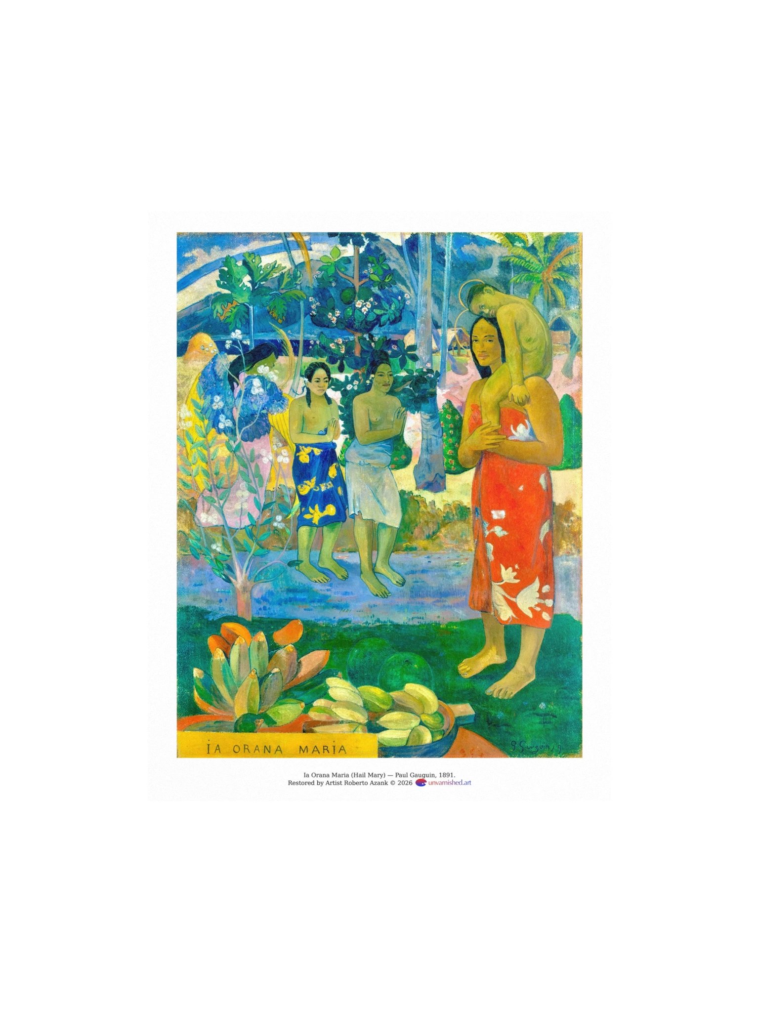 Ia Orana Maria (Hail Mary) — Medium Poster product image (1)