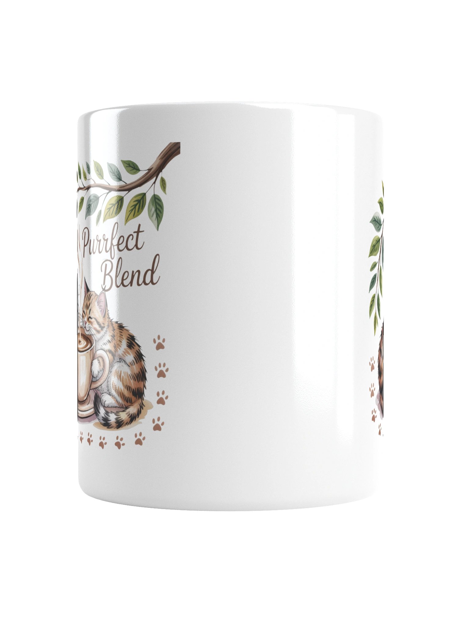 Purrfect Blend Cat Coffee Mug – Adorable Cat Couple Design product image (5)