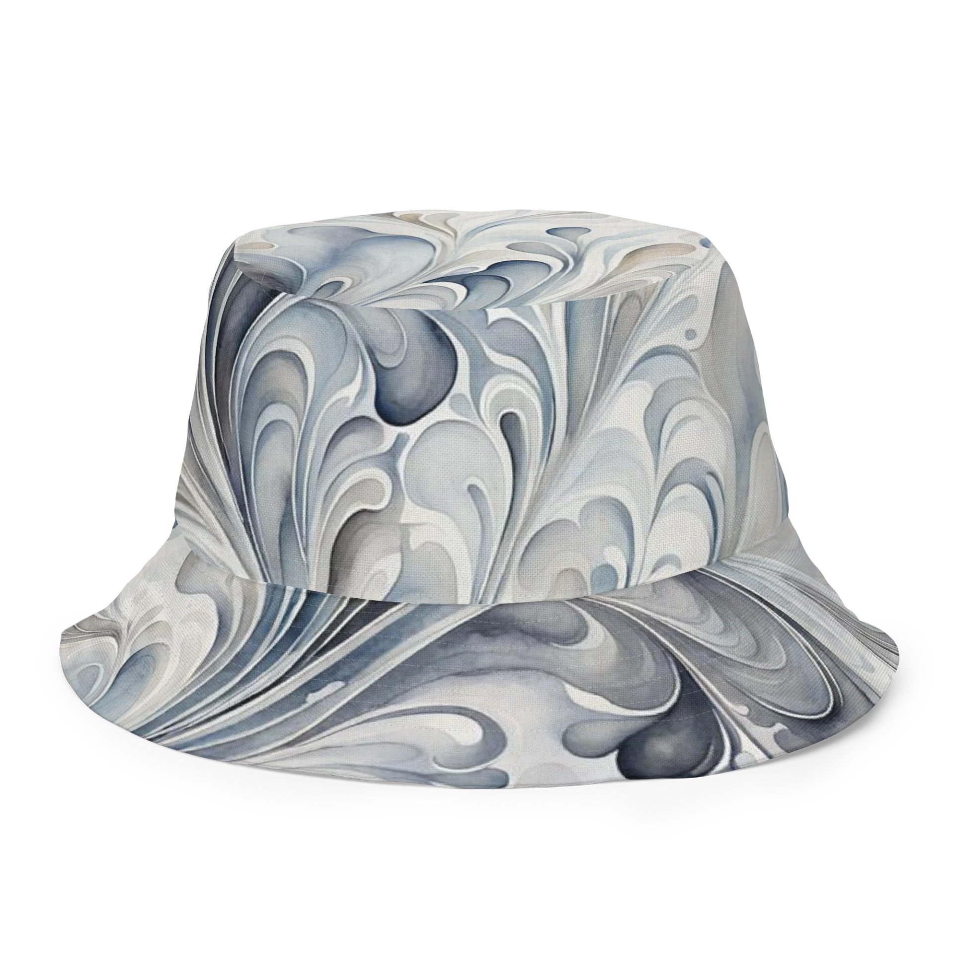 Gray Fractals Hat product image (1)