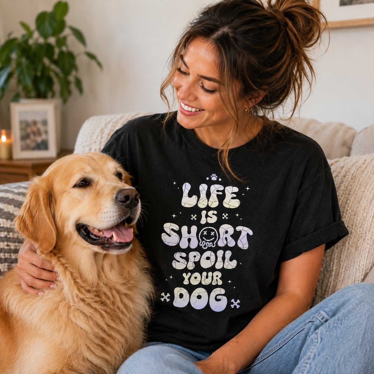 Life Is Short Spoil Your Dog T-shirt product image (2)