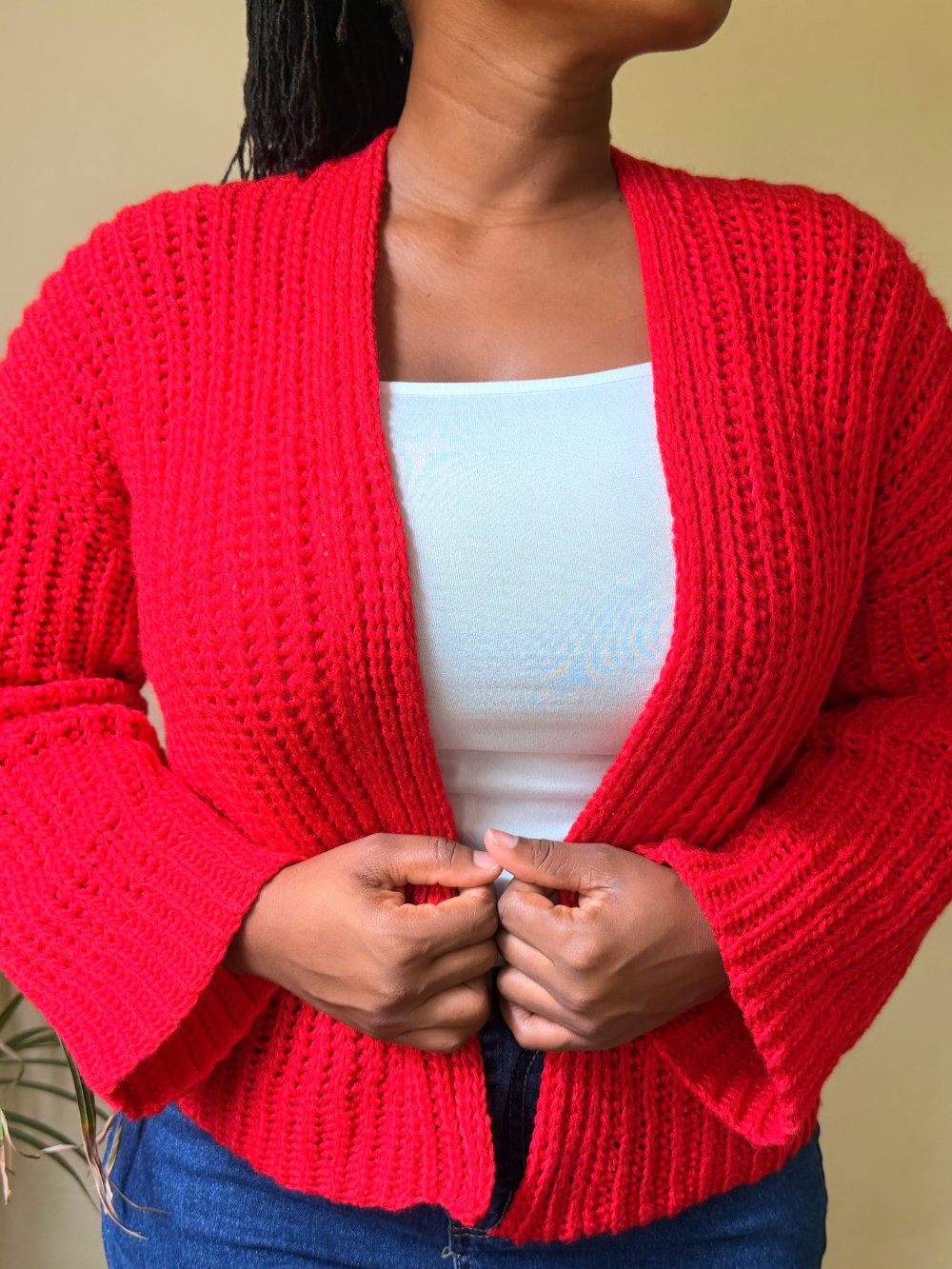 Crochet Dropshoulder Cardigan Pattern product image (3)