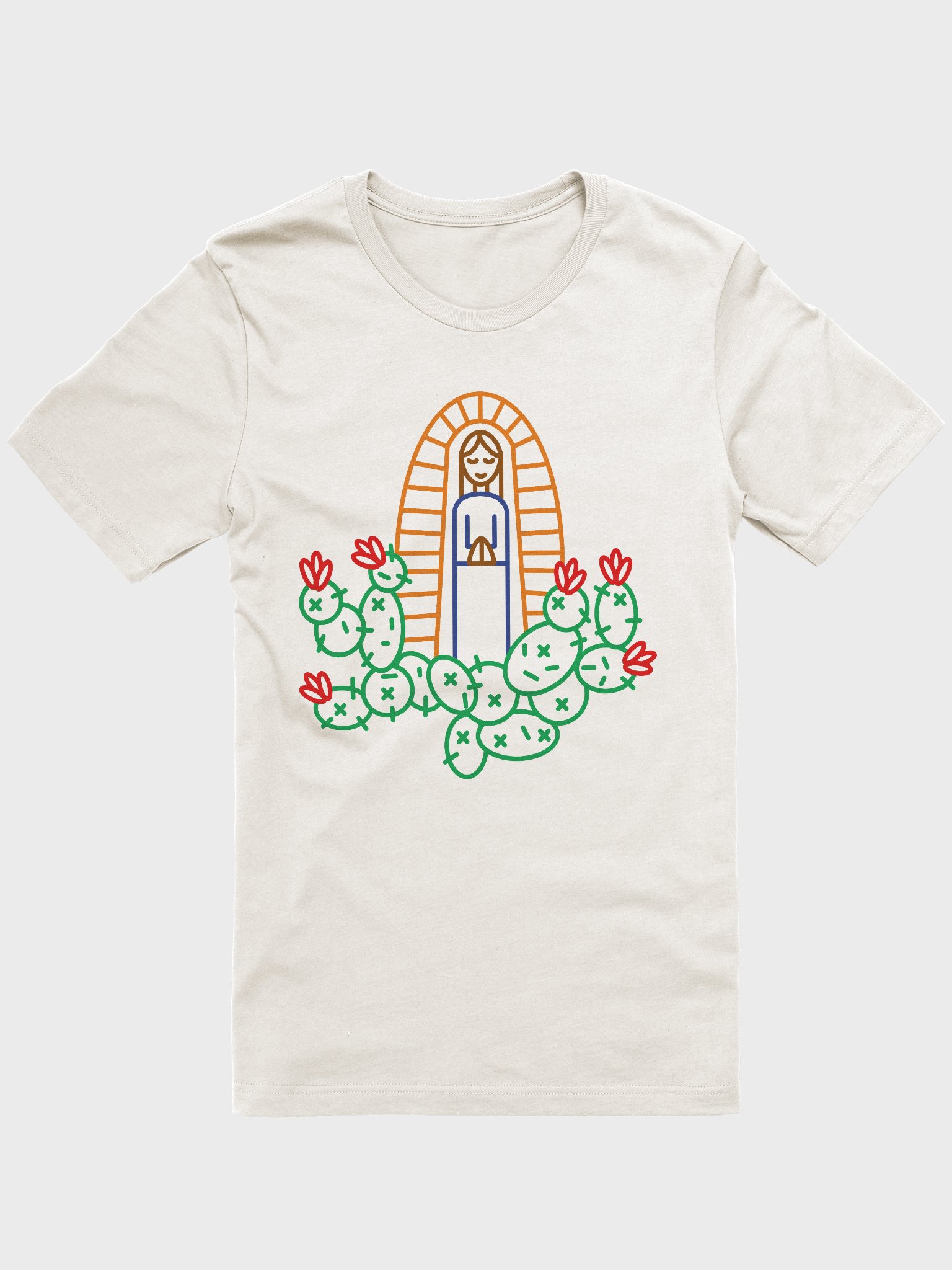 Minimalist Virgin of Guadalupe T-shirt product image (2)