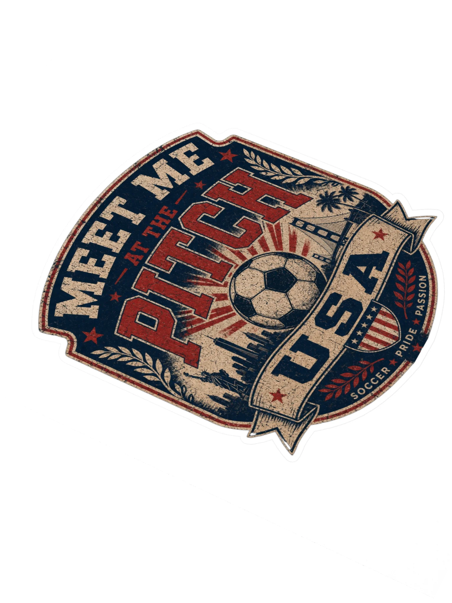 Meet Me at the Pitch USA Soccer Sticker Sheet product image (2)