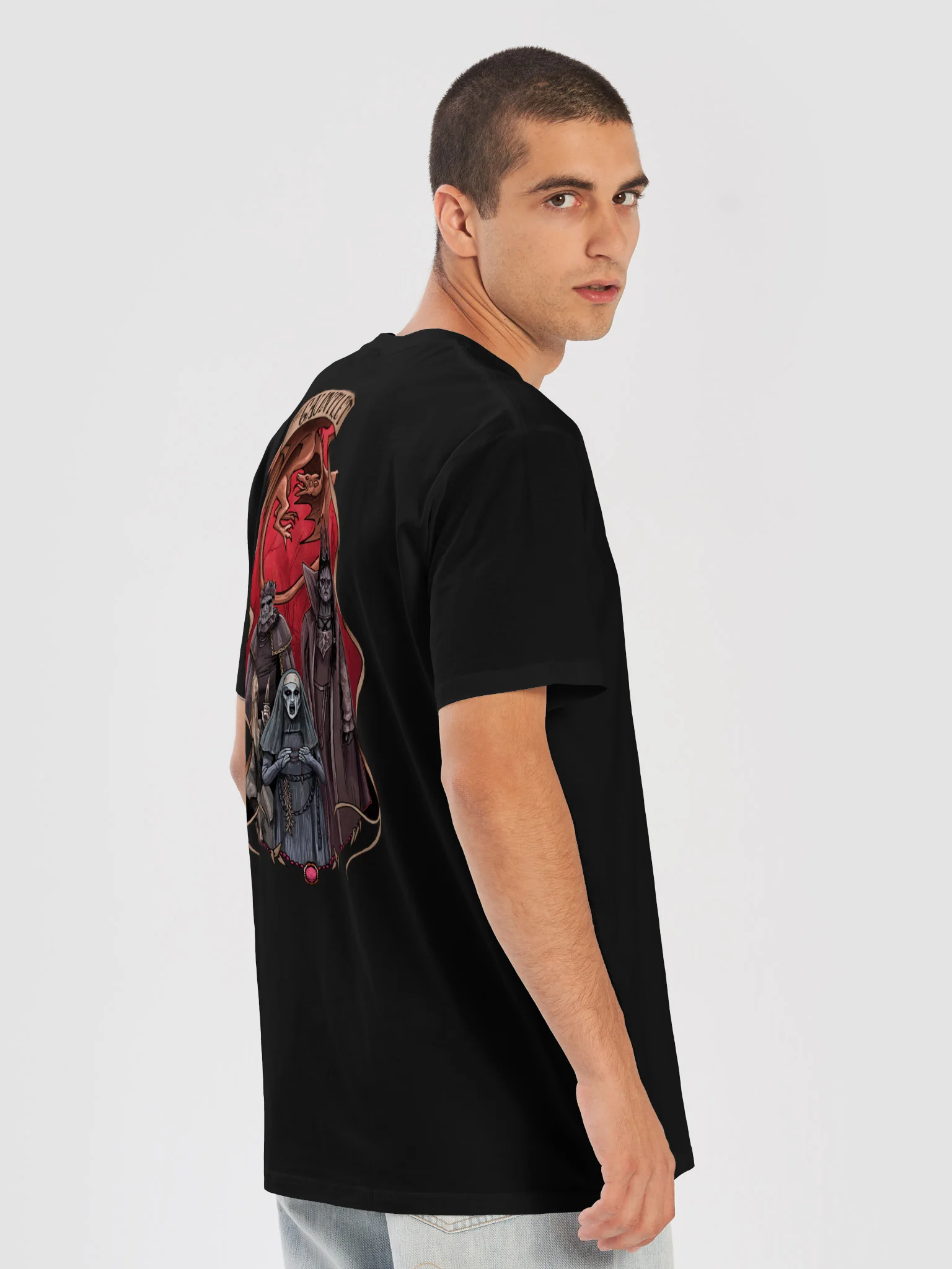 Gauntlet Back Print Tee product image (8)