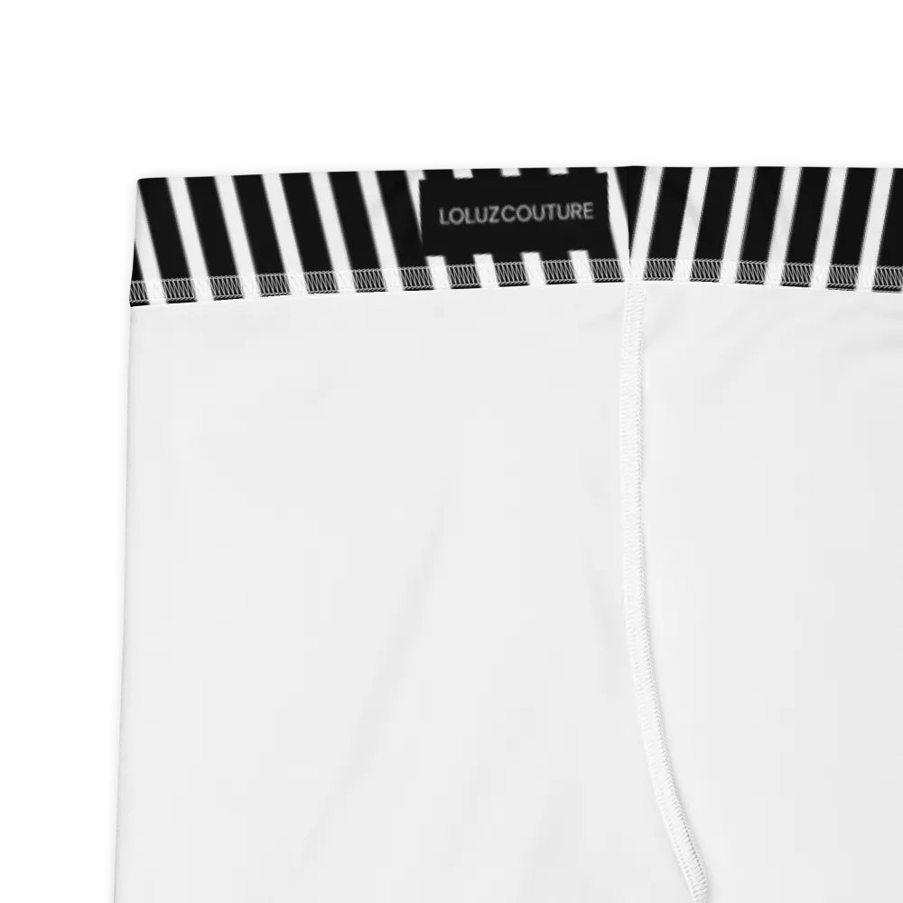 Black/White Stripe Print Leggings product image (7)