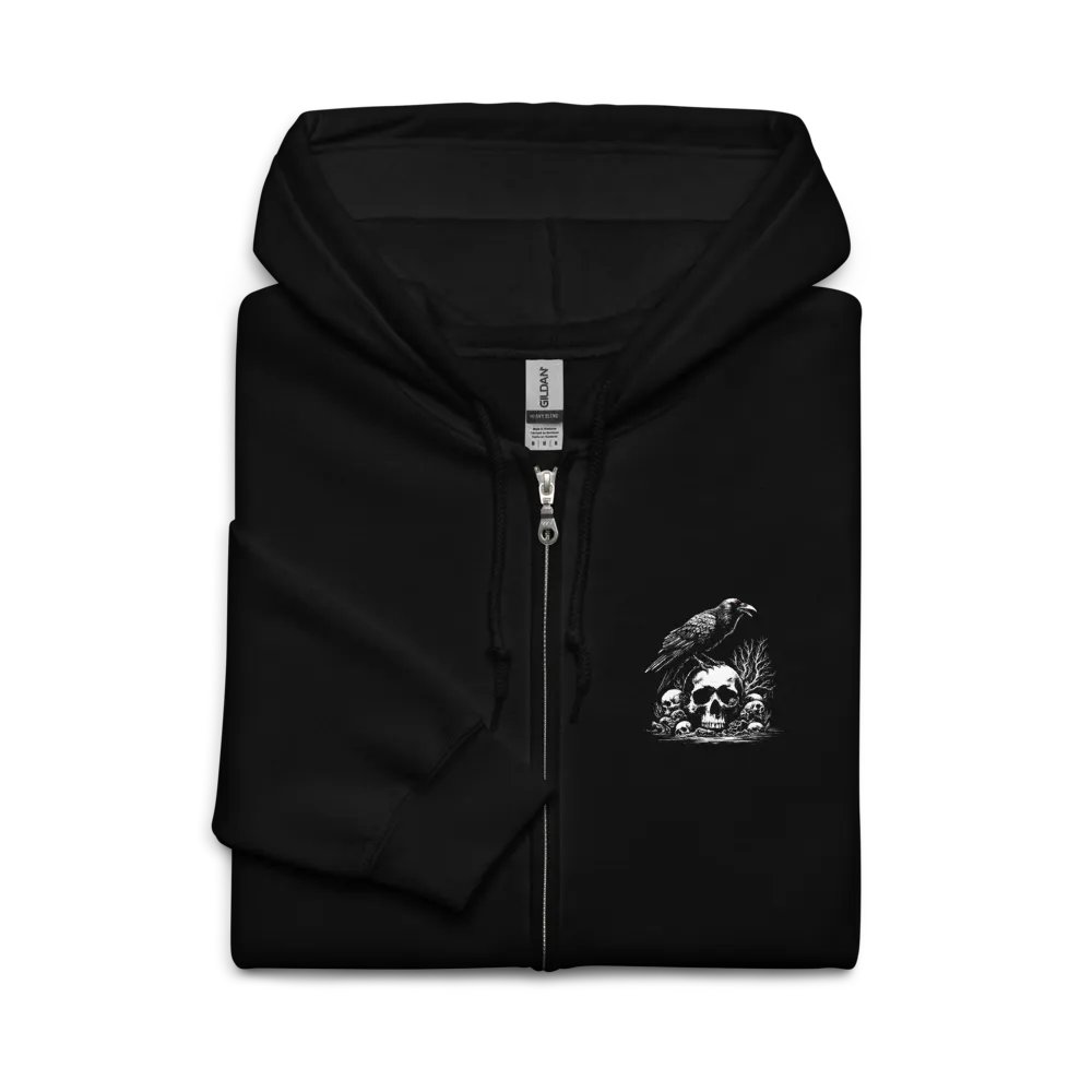 Fake Authority Raven Zip Hoodie product image (4)