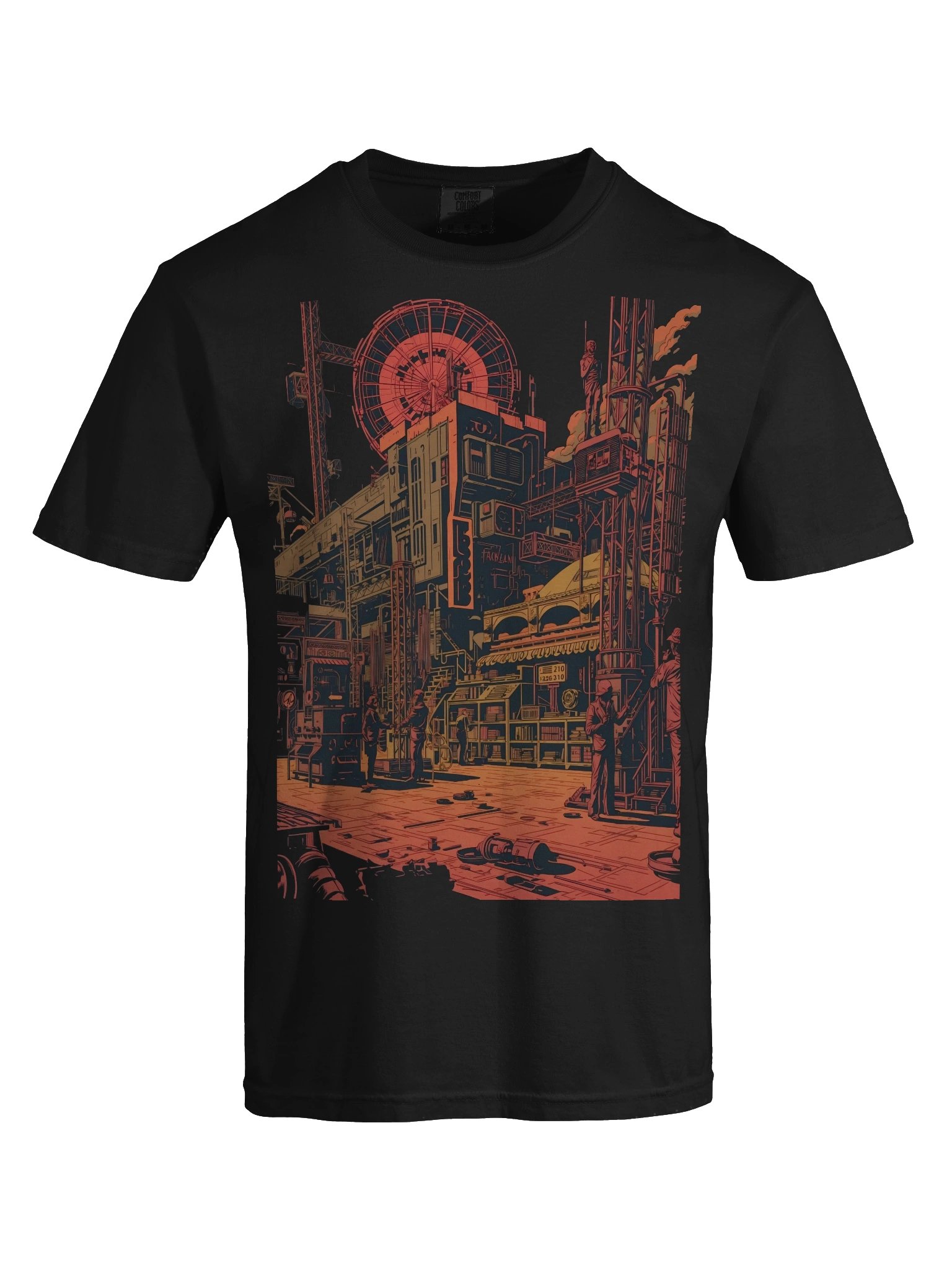 Retro Industrialization Heavyweight T-Shirt product image (2)