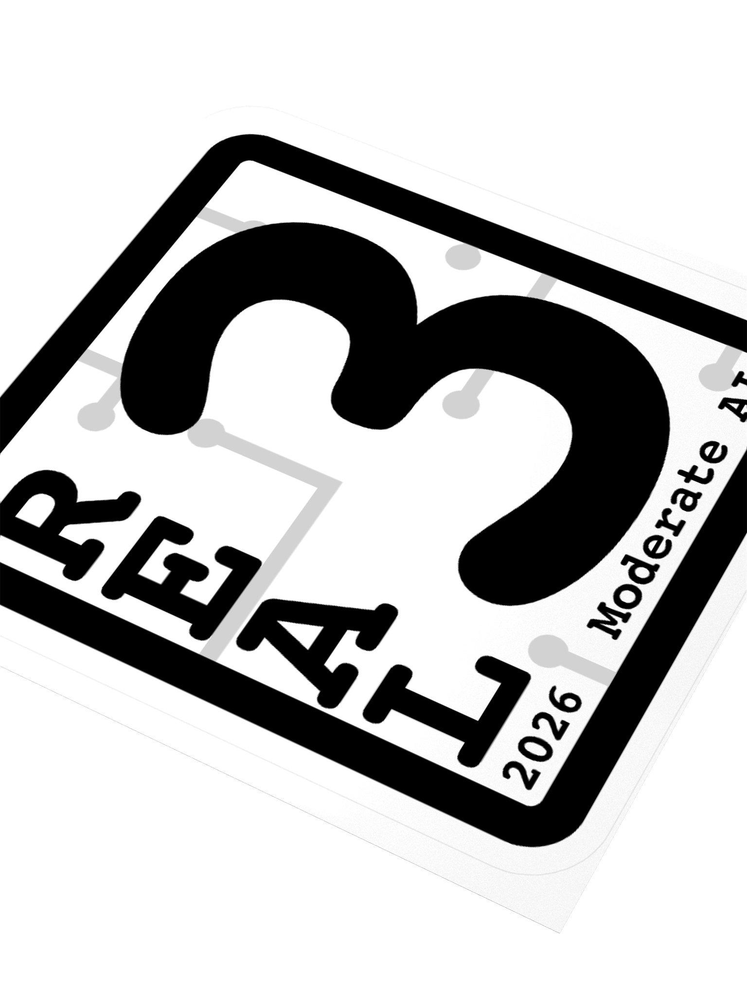 REAL 3 Sticker product image (3)