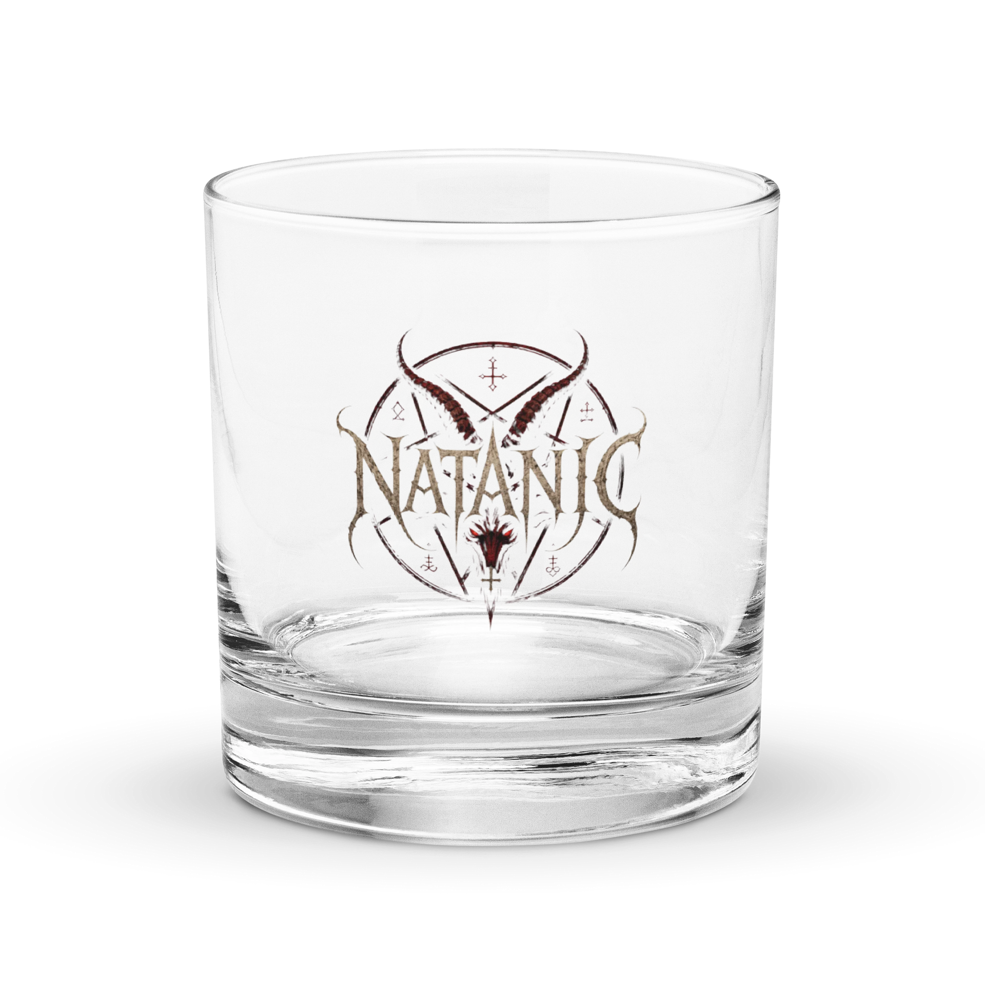 NATANIC Goat Skull Rocks Glass product image (1)