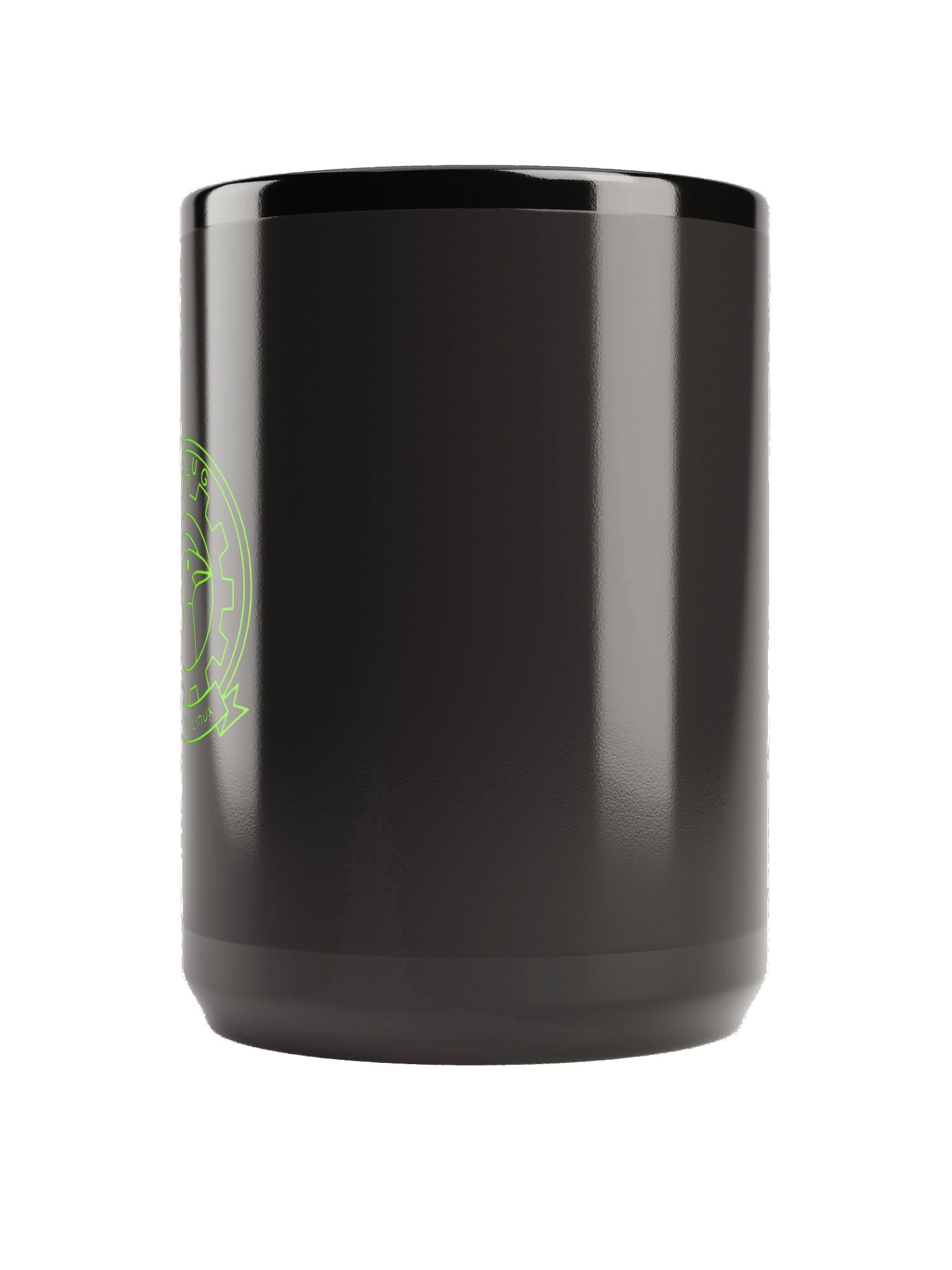 ProLUG Linux Emblem Black Glossy Mug product image (2)