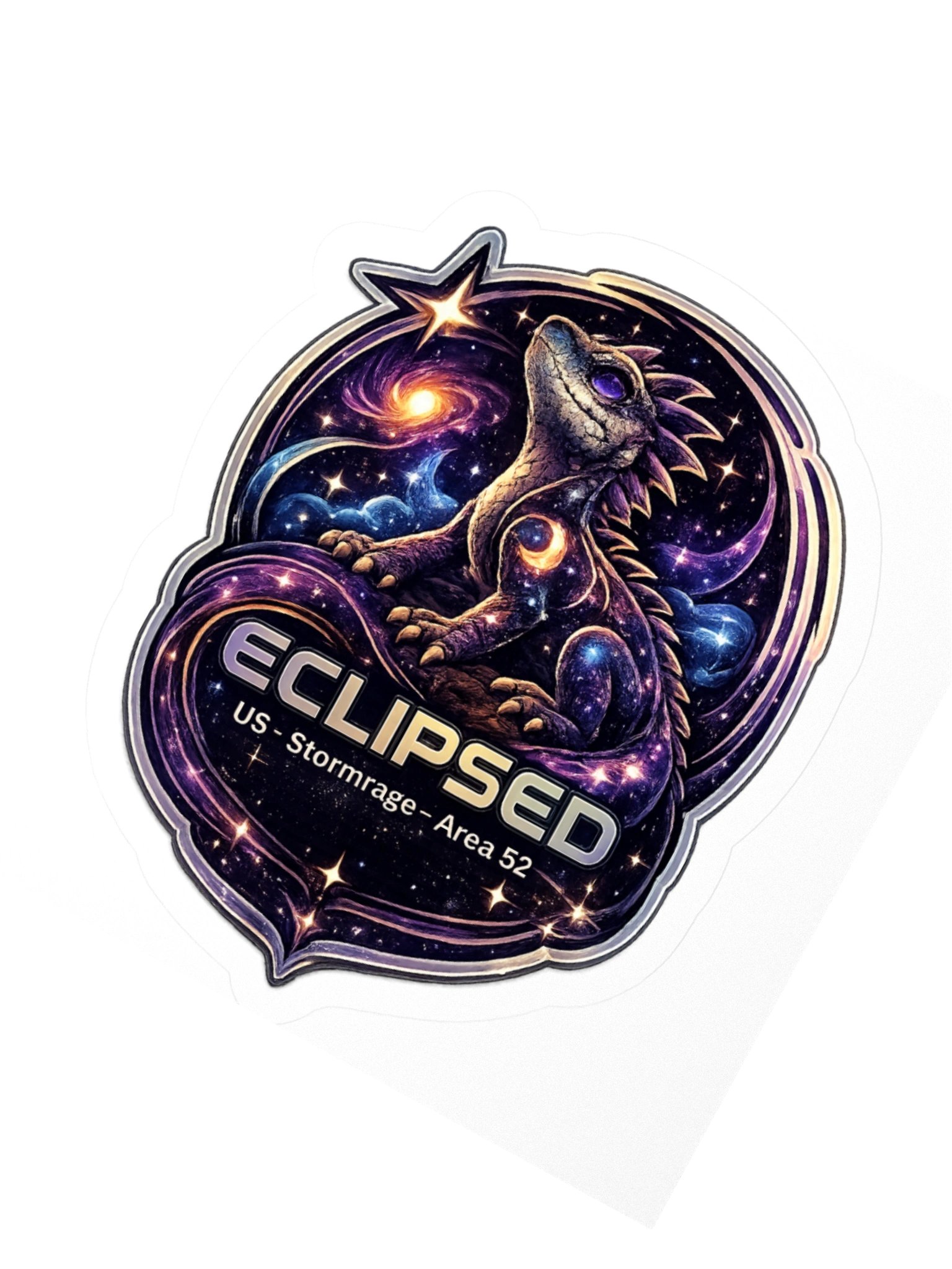 Eclipsed Lizard Sticker product image (2)